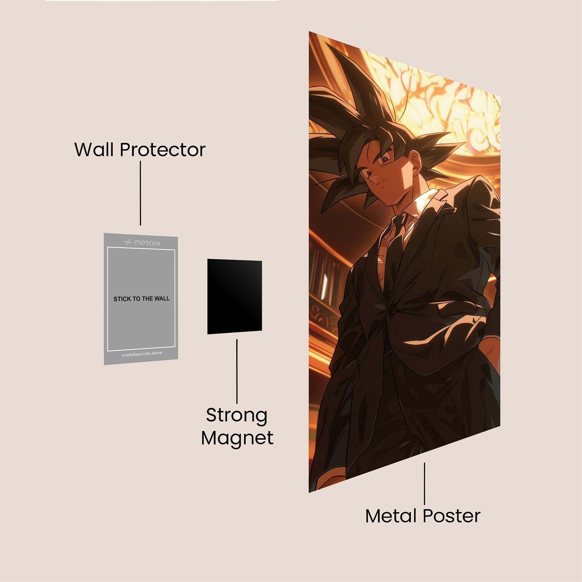 Goku Regal Safe Wall Magnetic / M