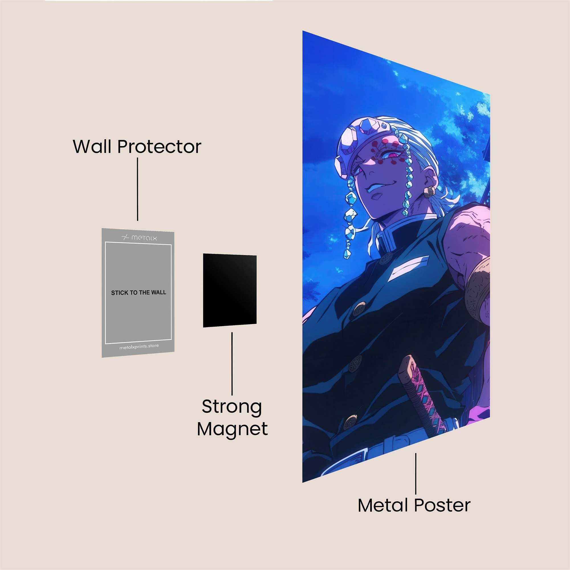 Gyutaro Menace Safe Wall Magnetic / M