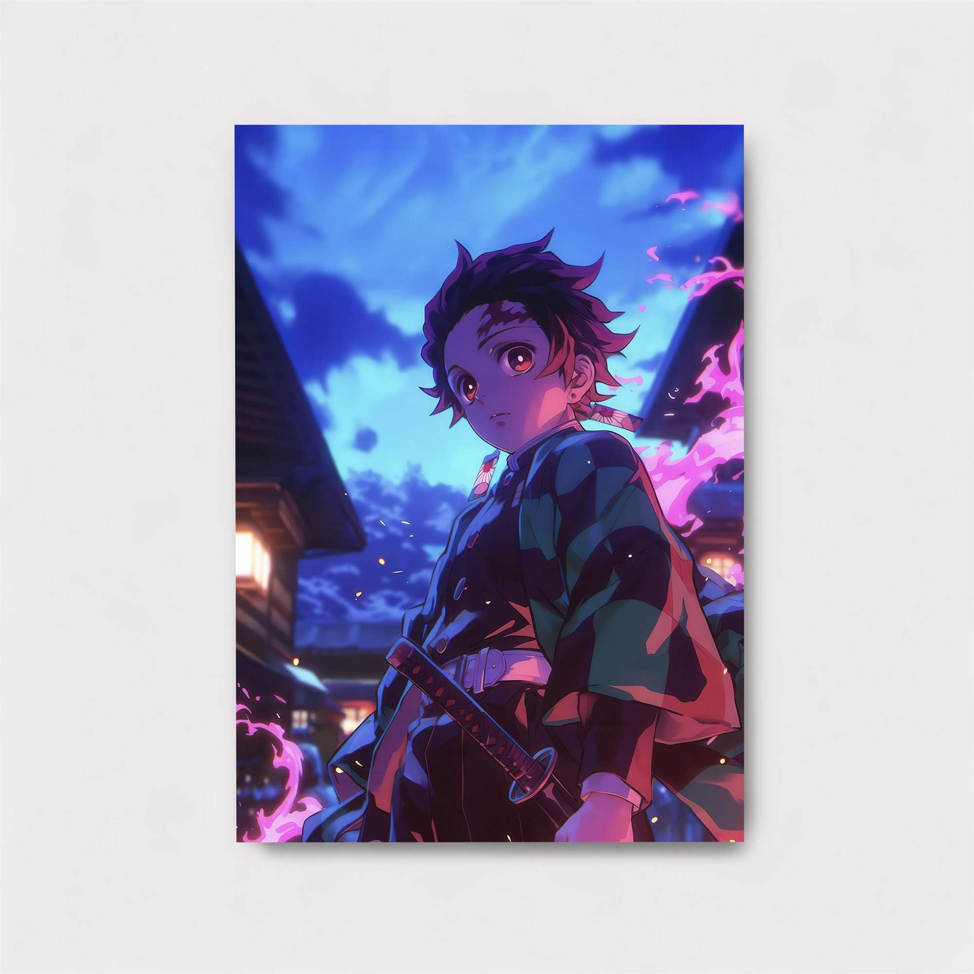 Tanjiro Twilight Safe Wall Magnetic / M