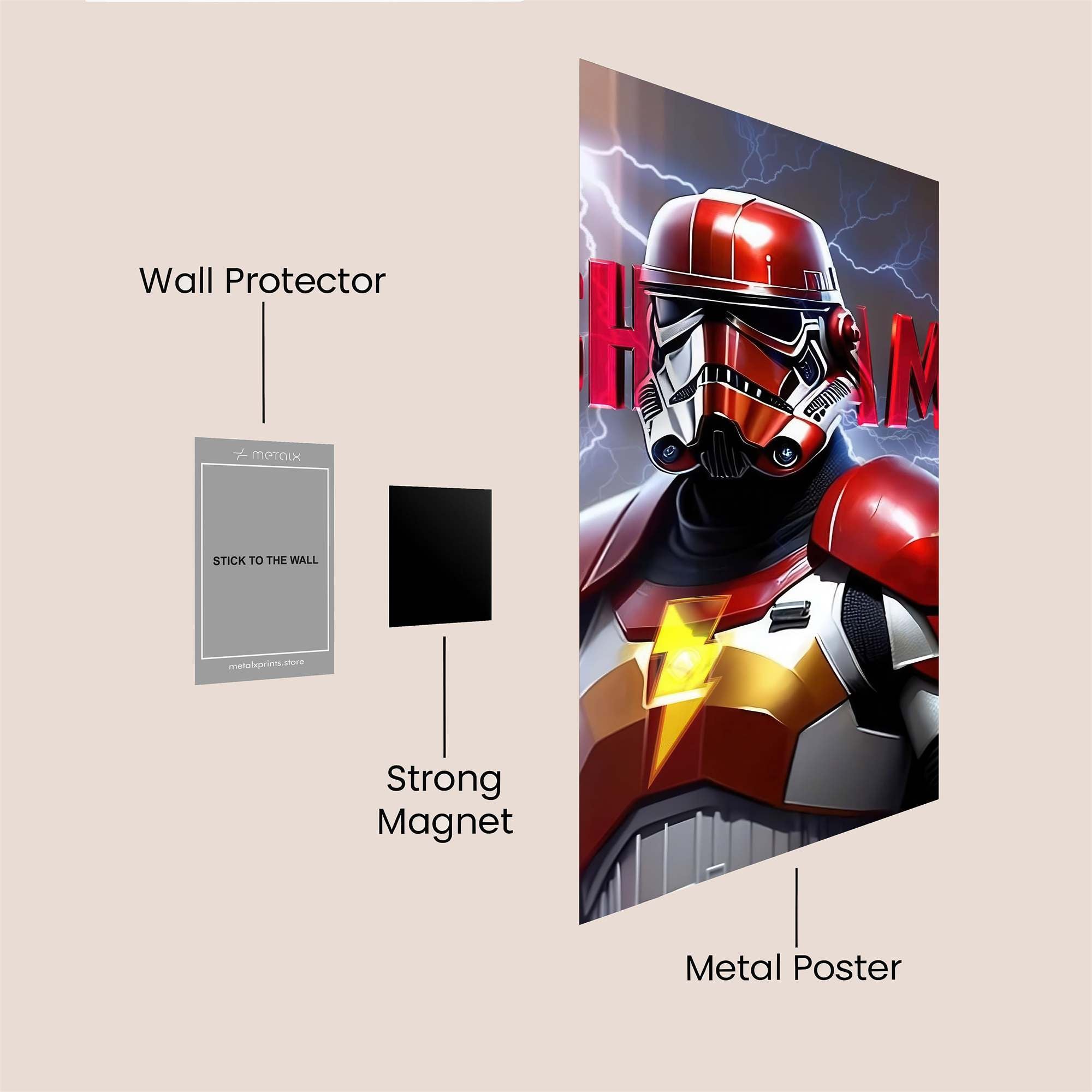 Trooper Blaze Safe Wall Magnetic / M