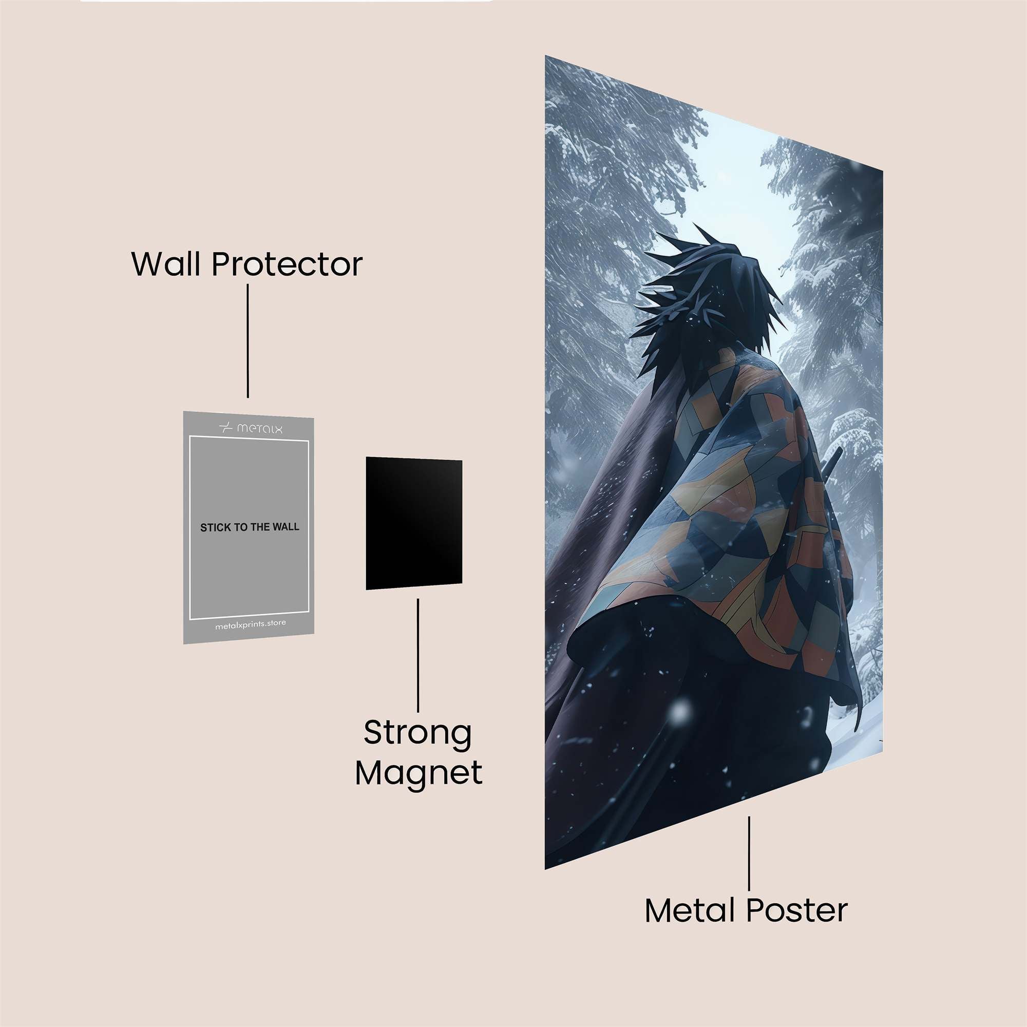 Tanjiro Serene Safe Wall Magnetic / M