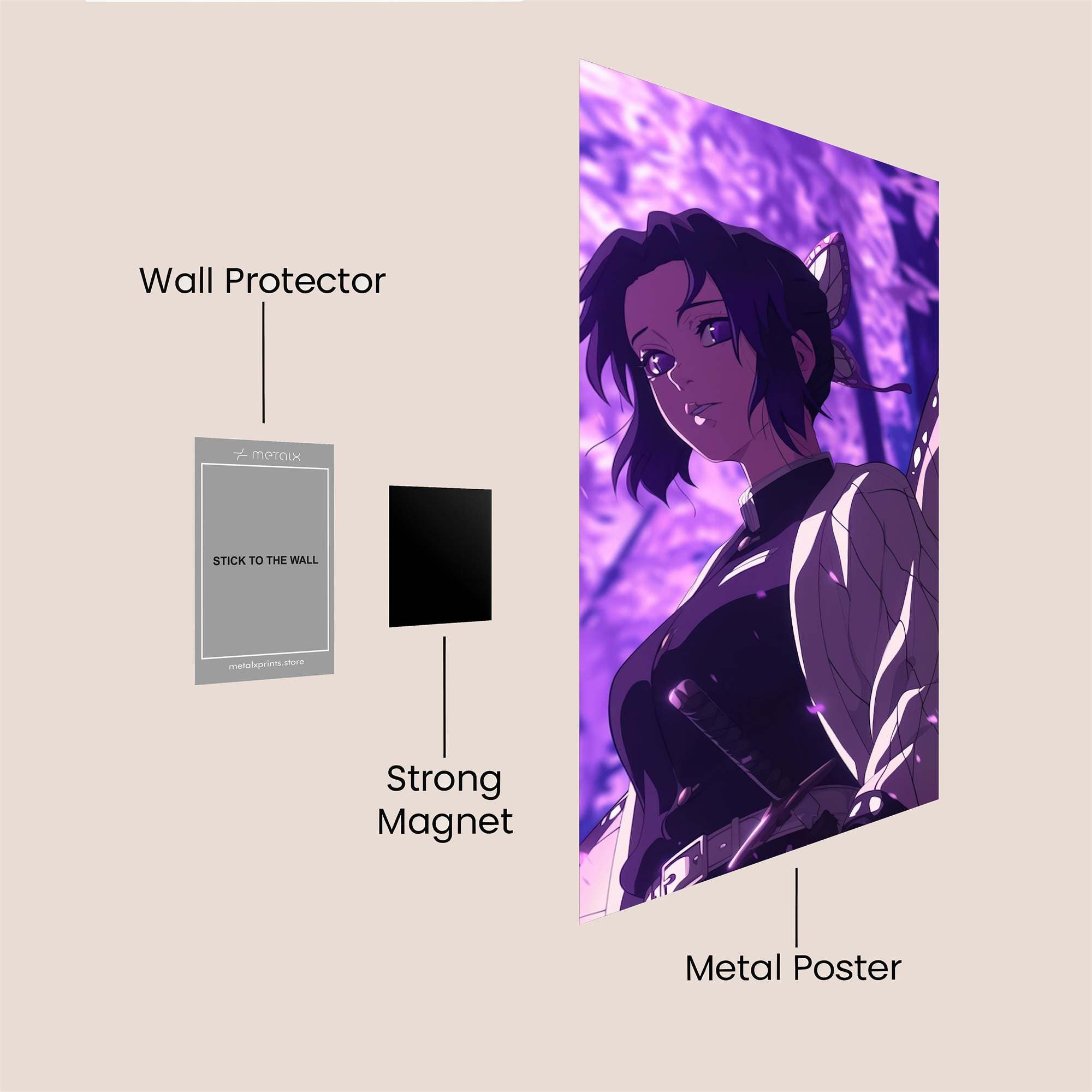 Shinobu Serene Safe Wall Magnetic / M