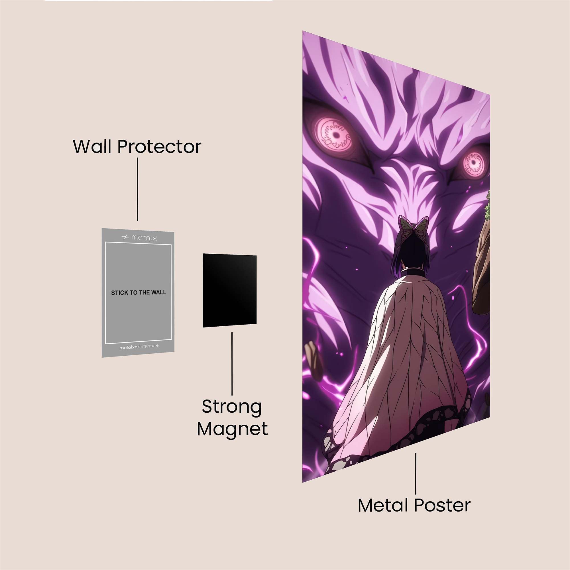 Nezuko Resolute Safe Wall Magnetic / M