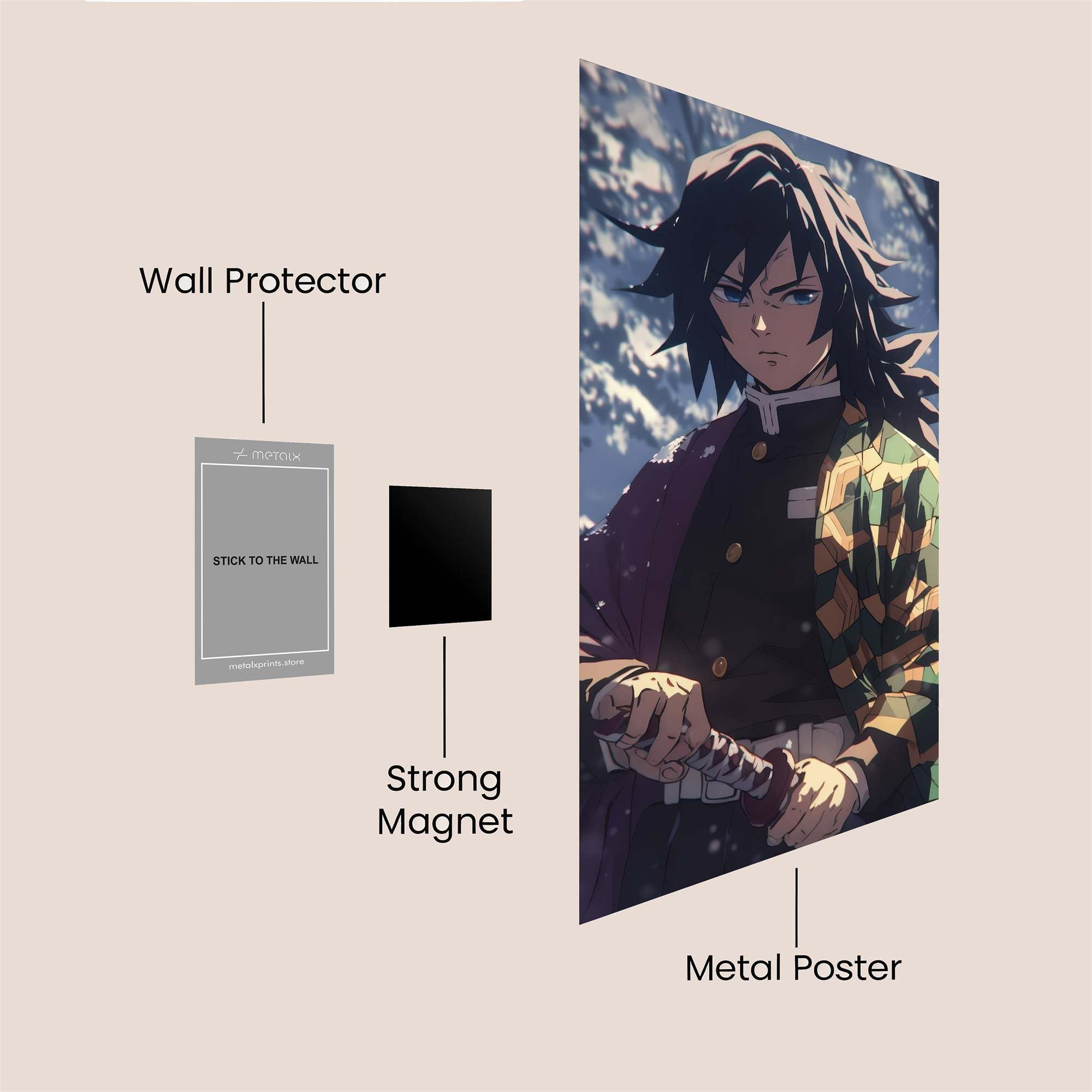 Giyu Resolute Safe Wall Magnetic / M