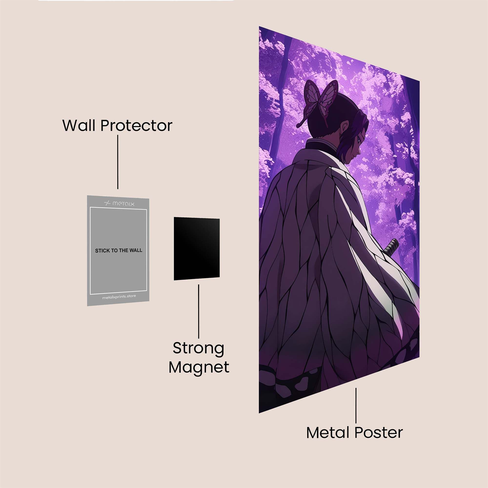 Butterfly Serenity Safe Wall Magnetic / M