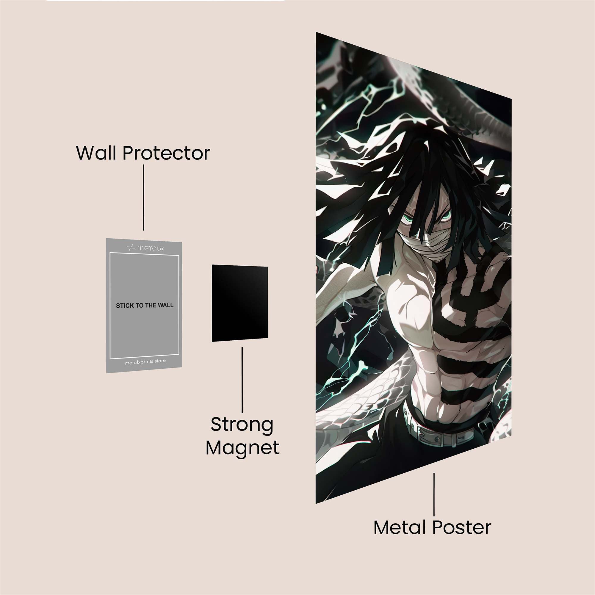 Demon Rage Safe Wall Magnetic / M