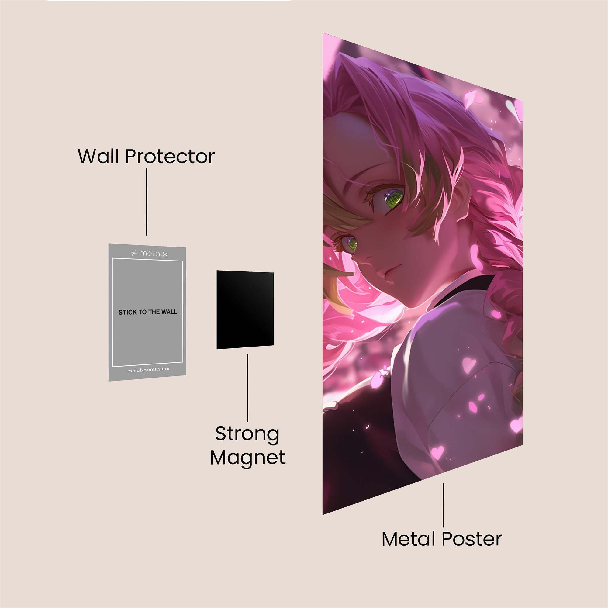 Mitsuri Passionate Safe Wall Magnetic / M