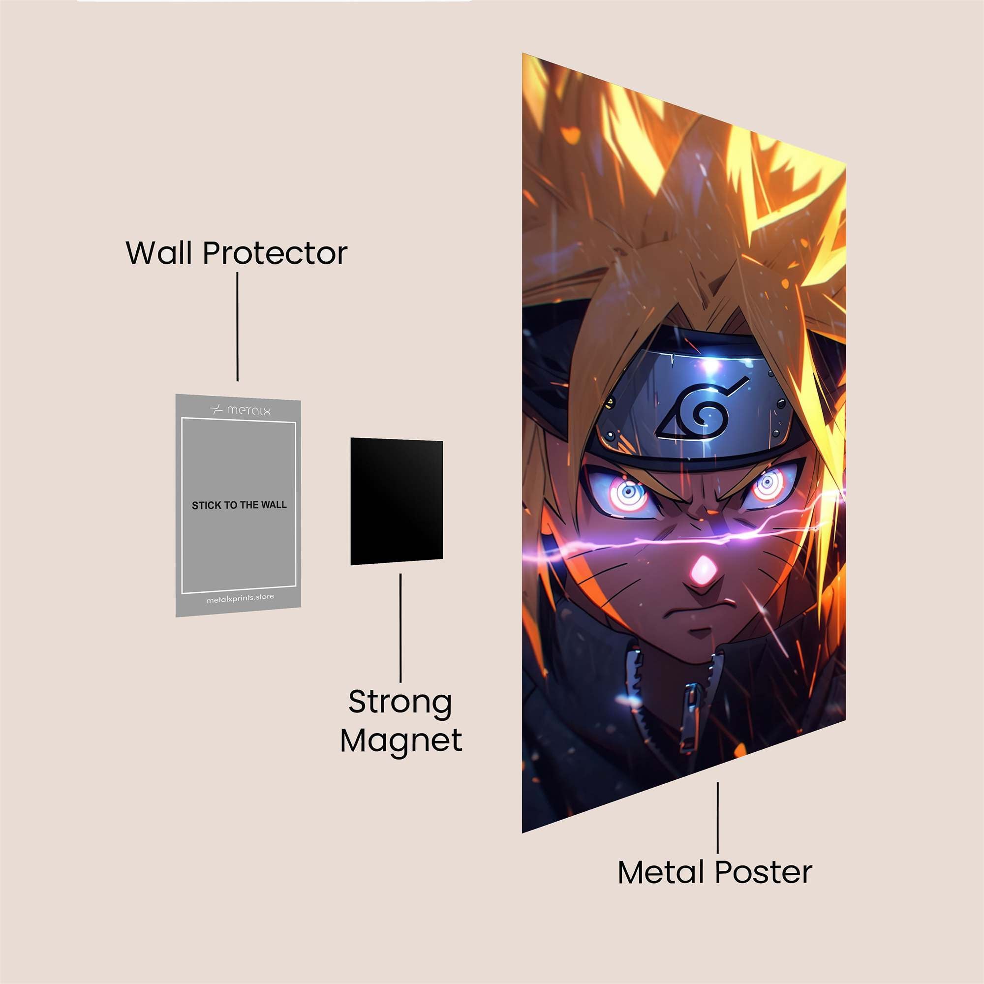 Naruto Intense Safe Wall Magnetic / M