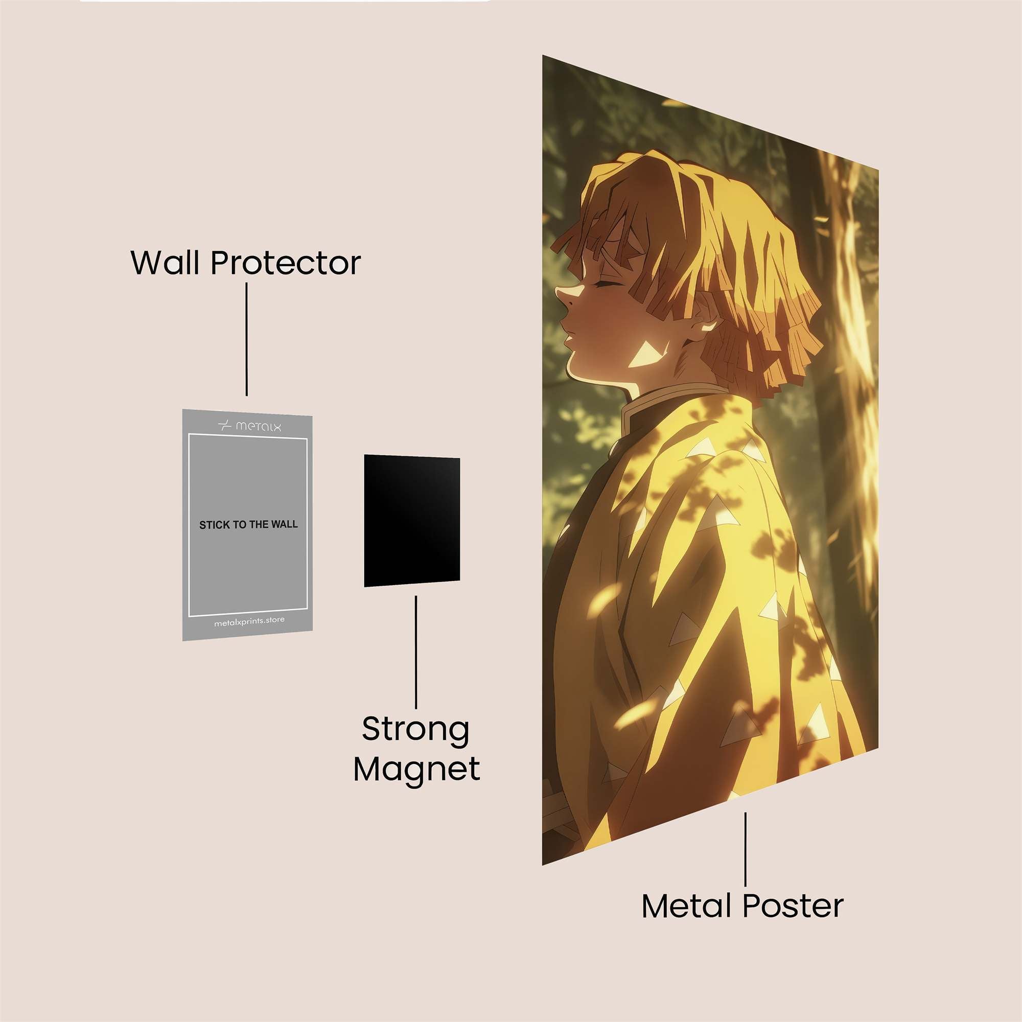 Zenitsu Serene Safe Wall Magnetic / M