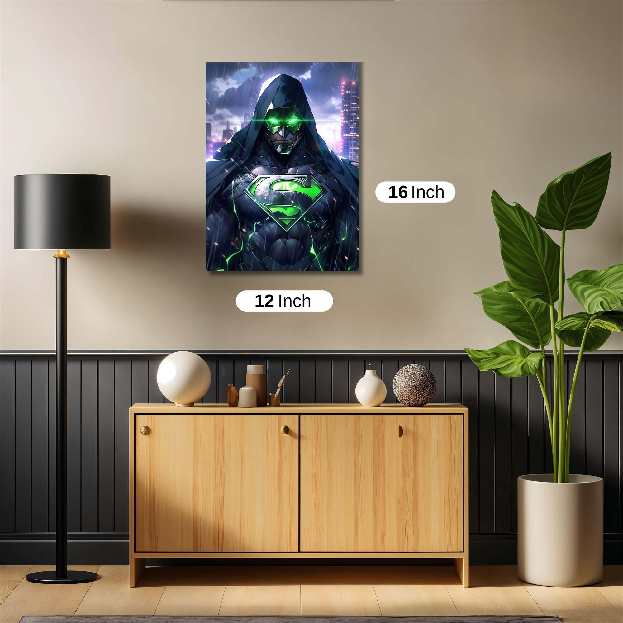 Superman Sinister Safe Wall Magnetic / M
