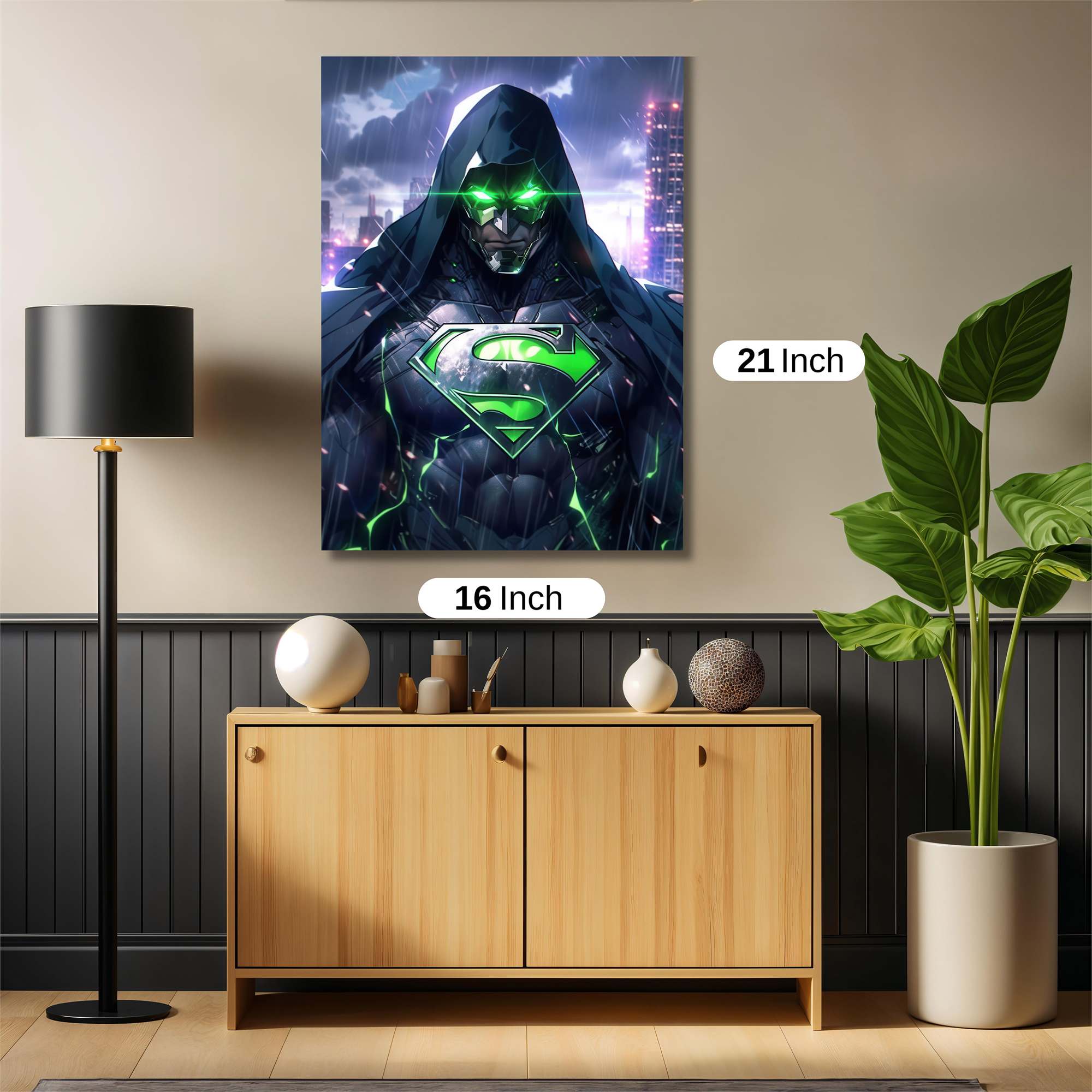 Superman Sinister Safe Wall Magnetic / M