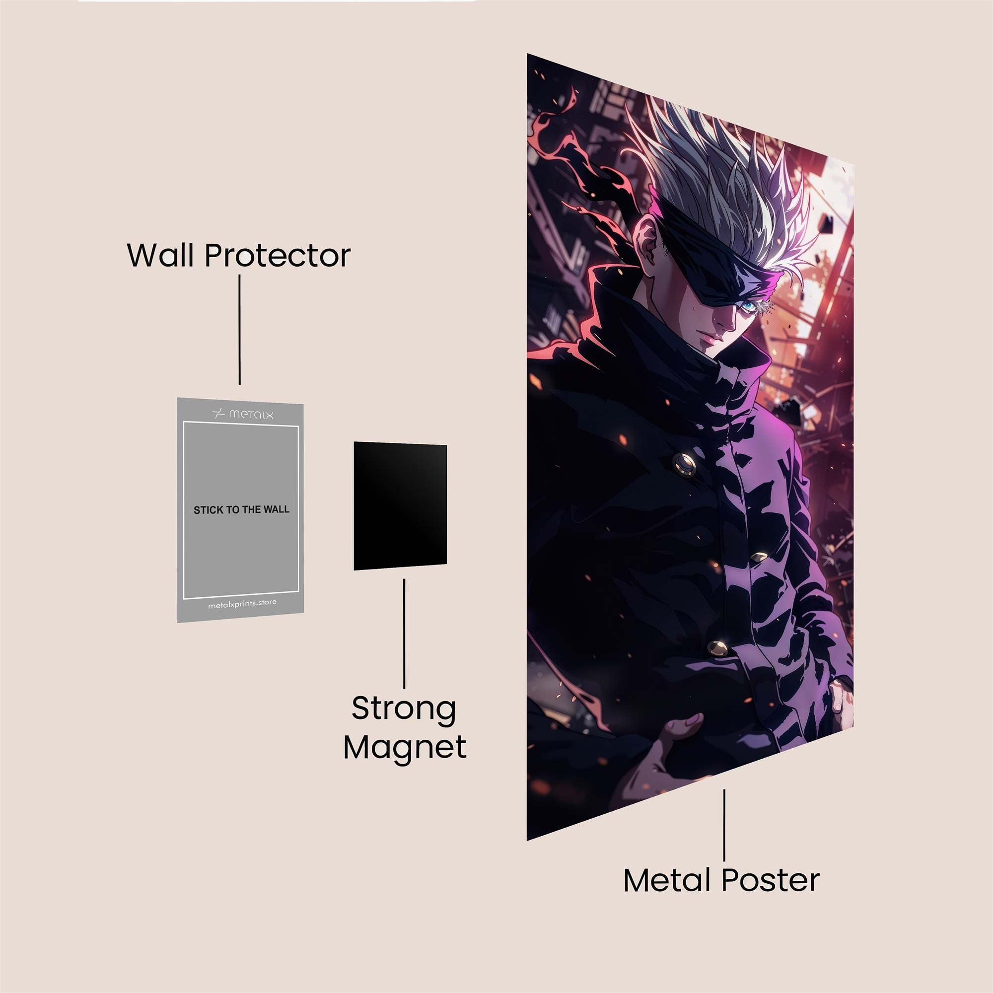 Gojo Enigmatic Safe Wall Magnetic / M
