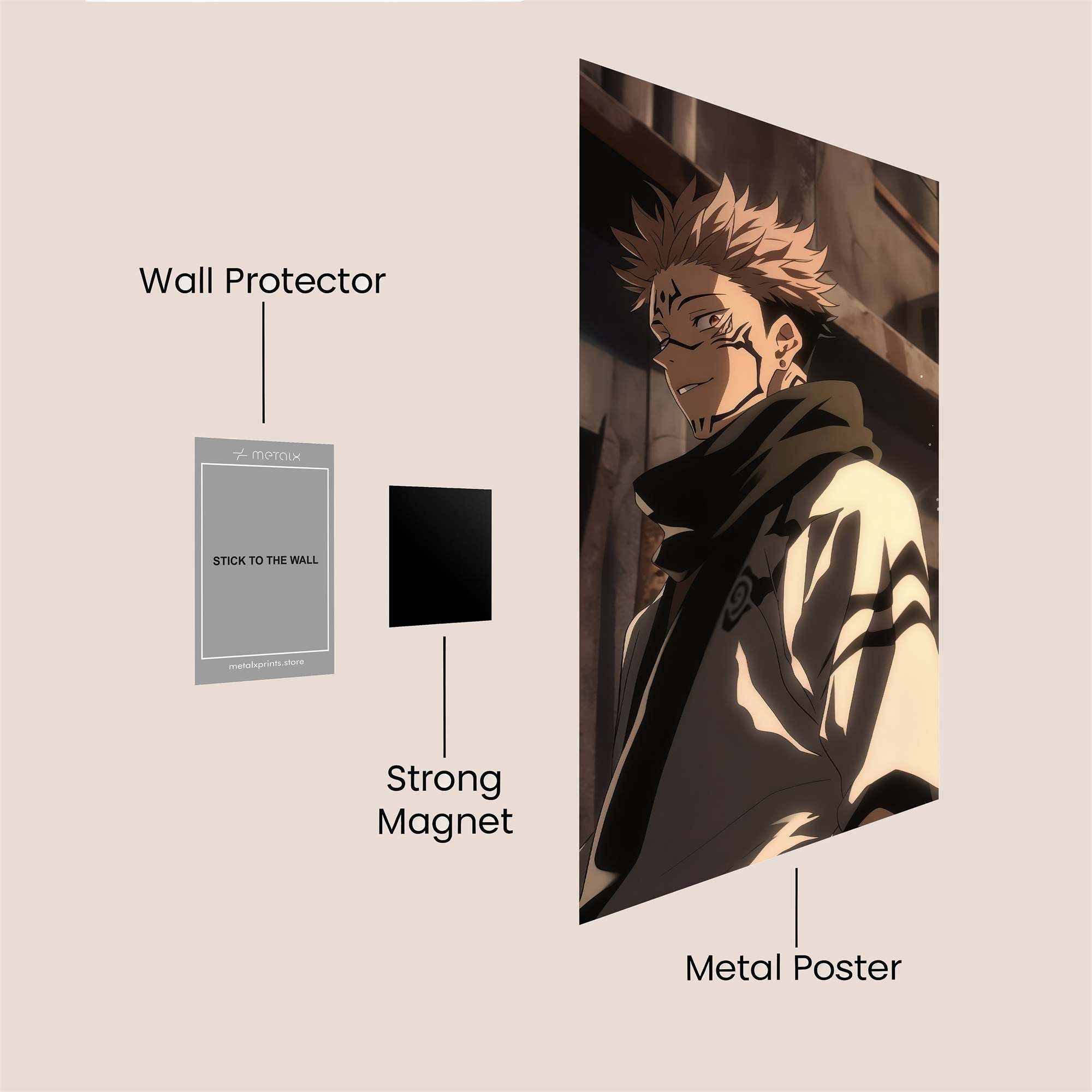 Yuji Resolute Safe Wall Magnetic / M