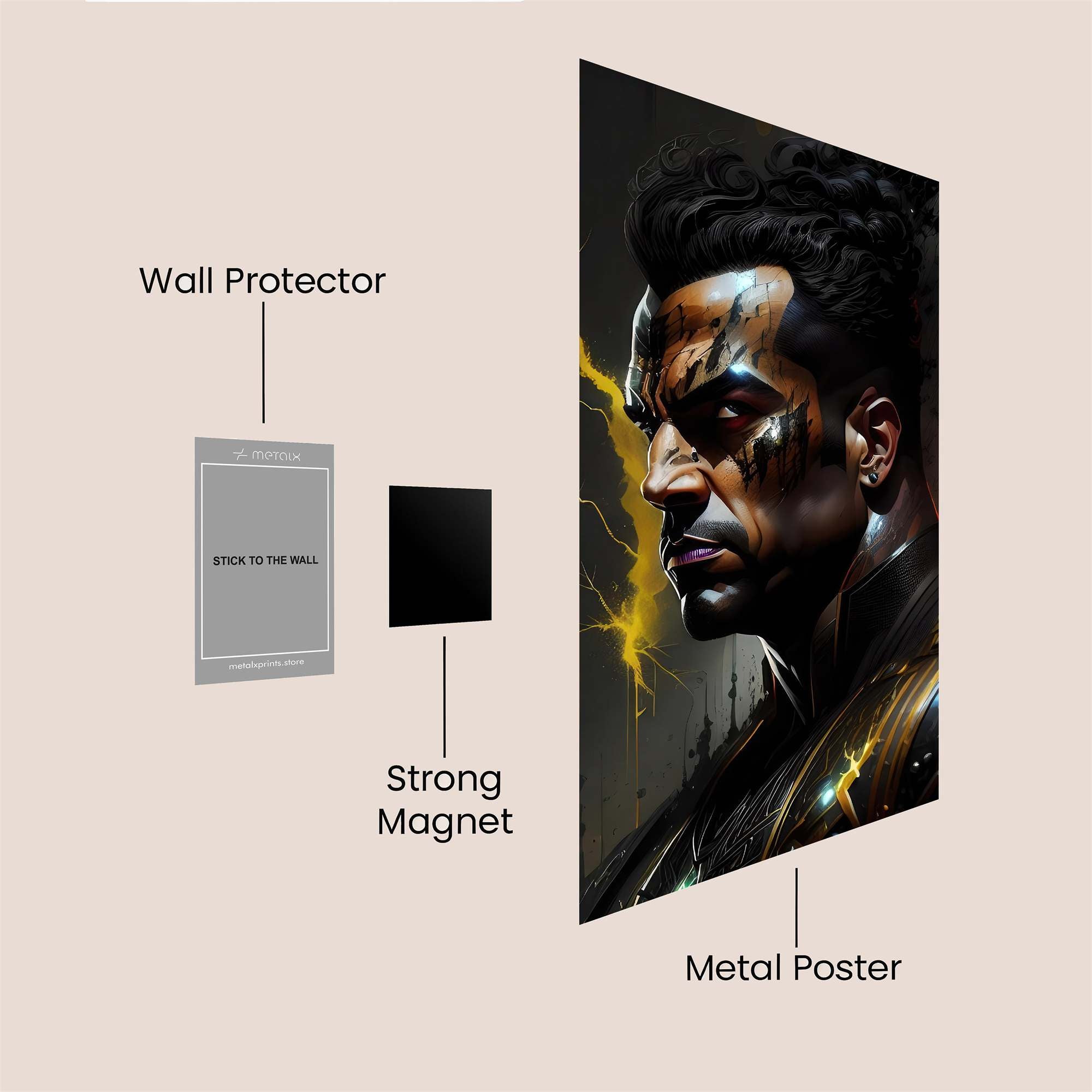 Storm Rage Safe Wall Magnetic / M