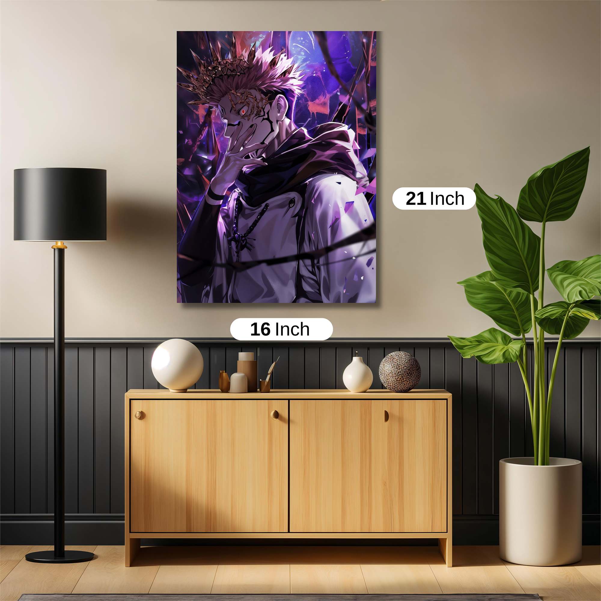 Sukuna Sinister Safe Wall Magnetic / M