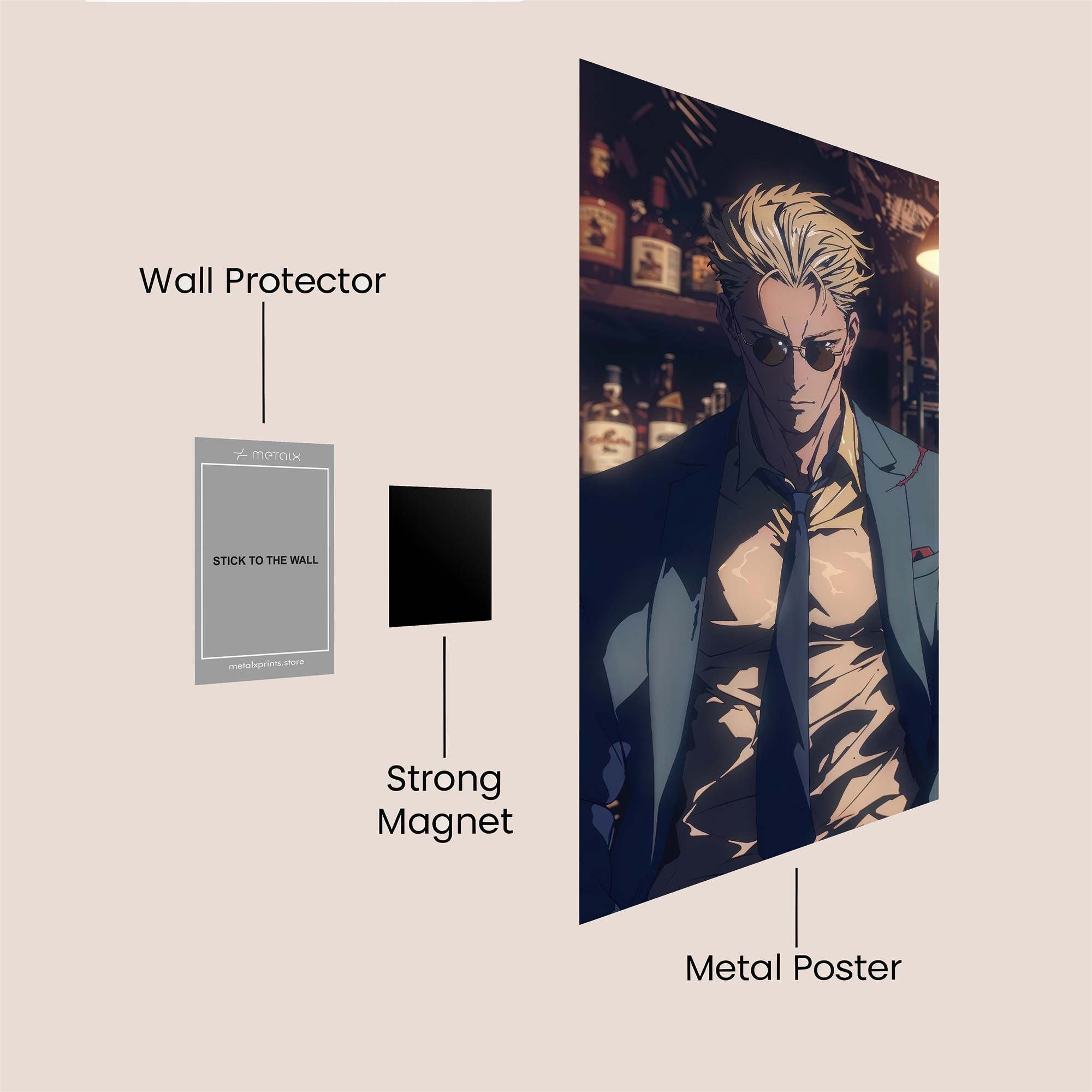 Duke Sombre Safe Wall Magnetic / M