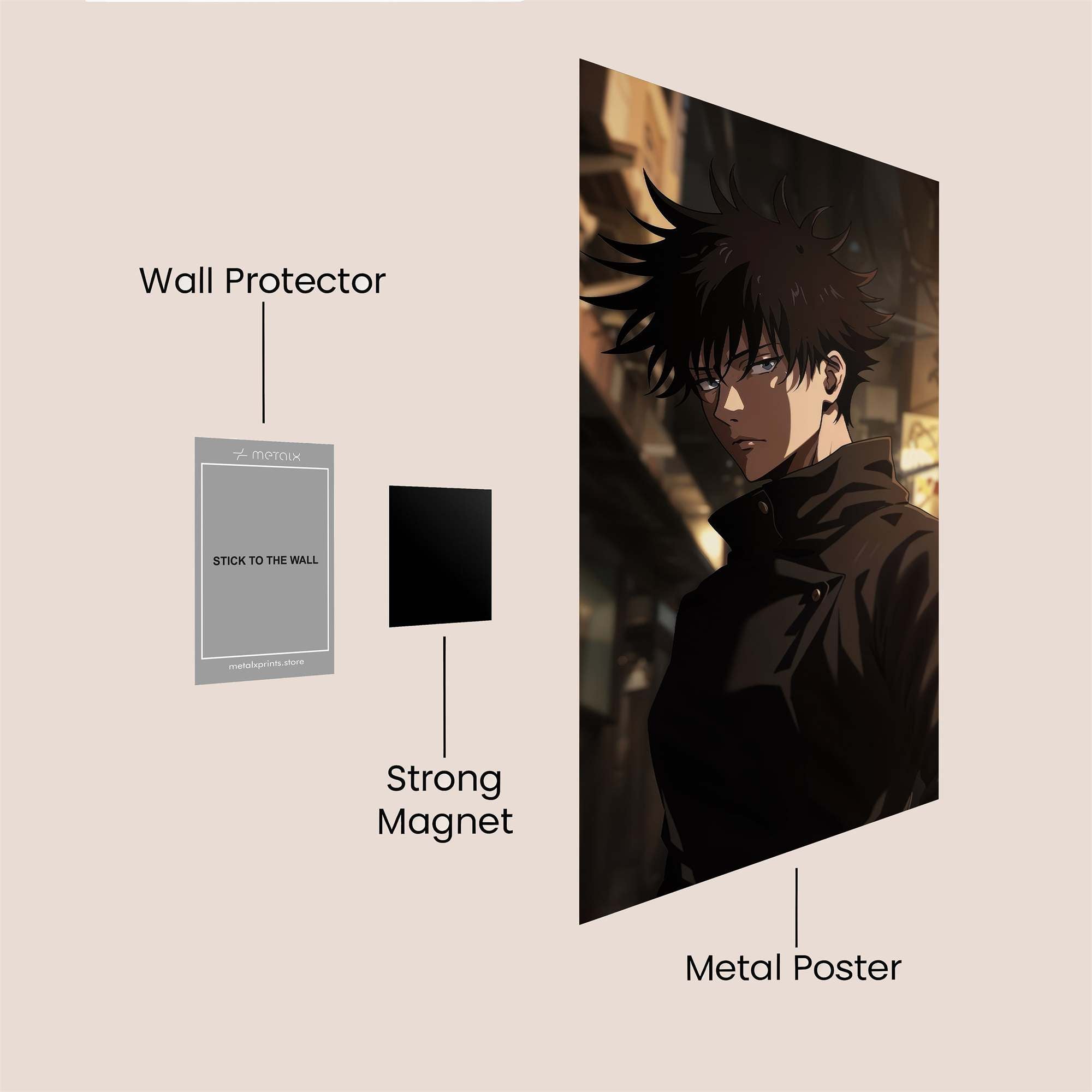 Megumi Brooding Safe Wall Magnetic / M