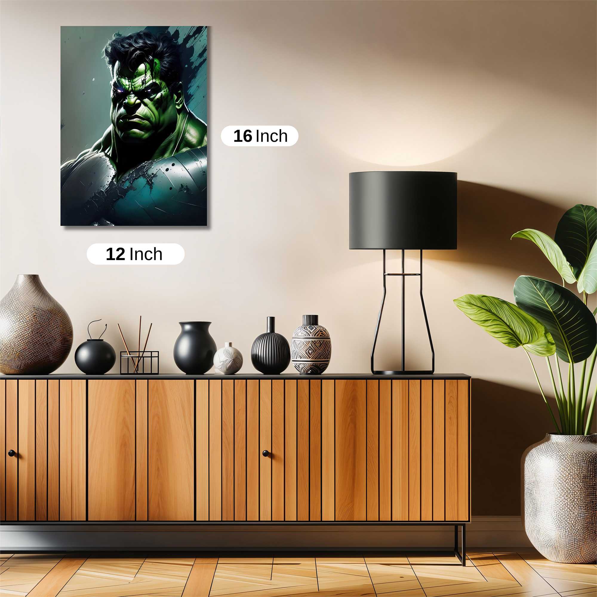 Hulk Brooding Safe Wall Magnetic / M