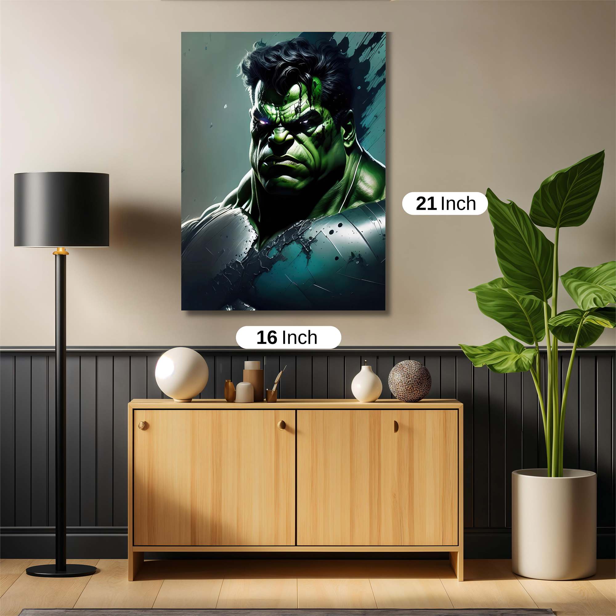 Hulk Brooding Safe Wall Magnetic / M