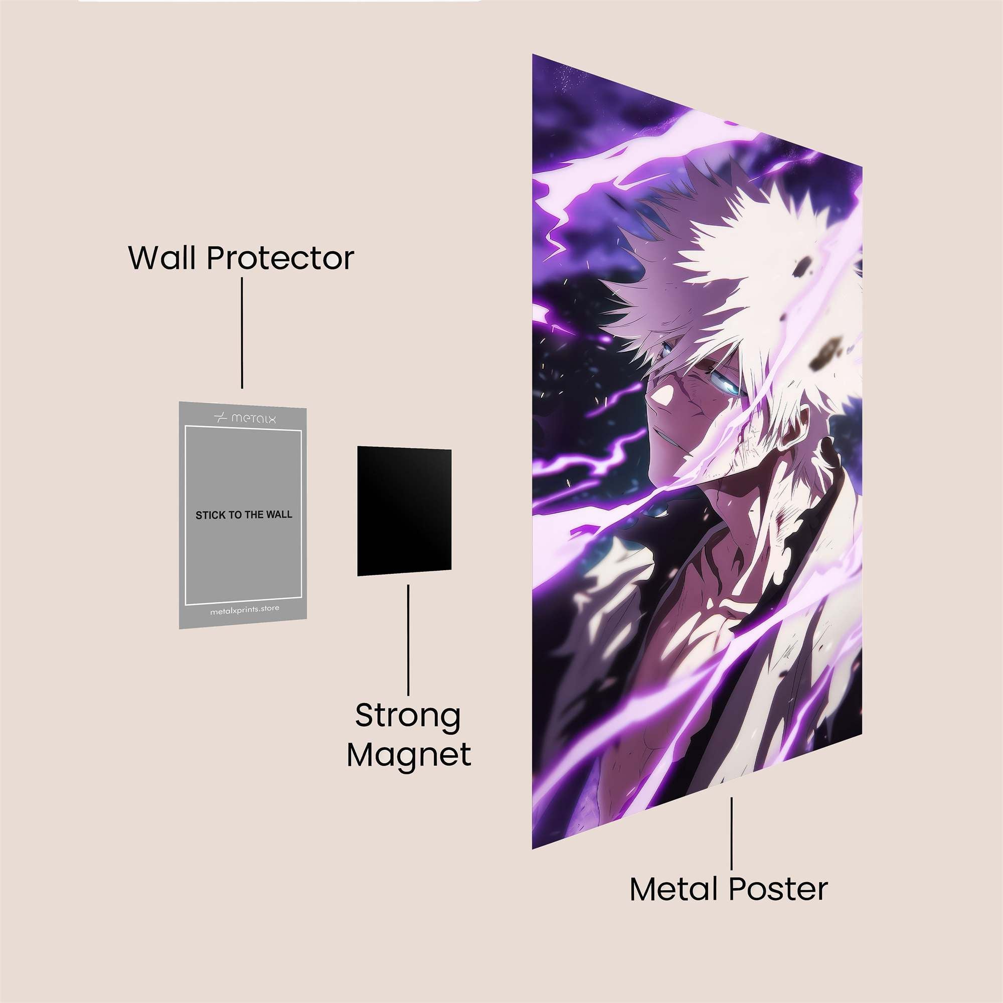 Bakugo Ferocity Safe Wall Magnetic / M