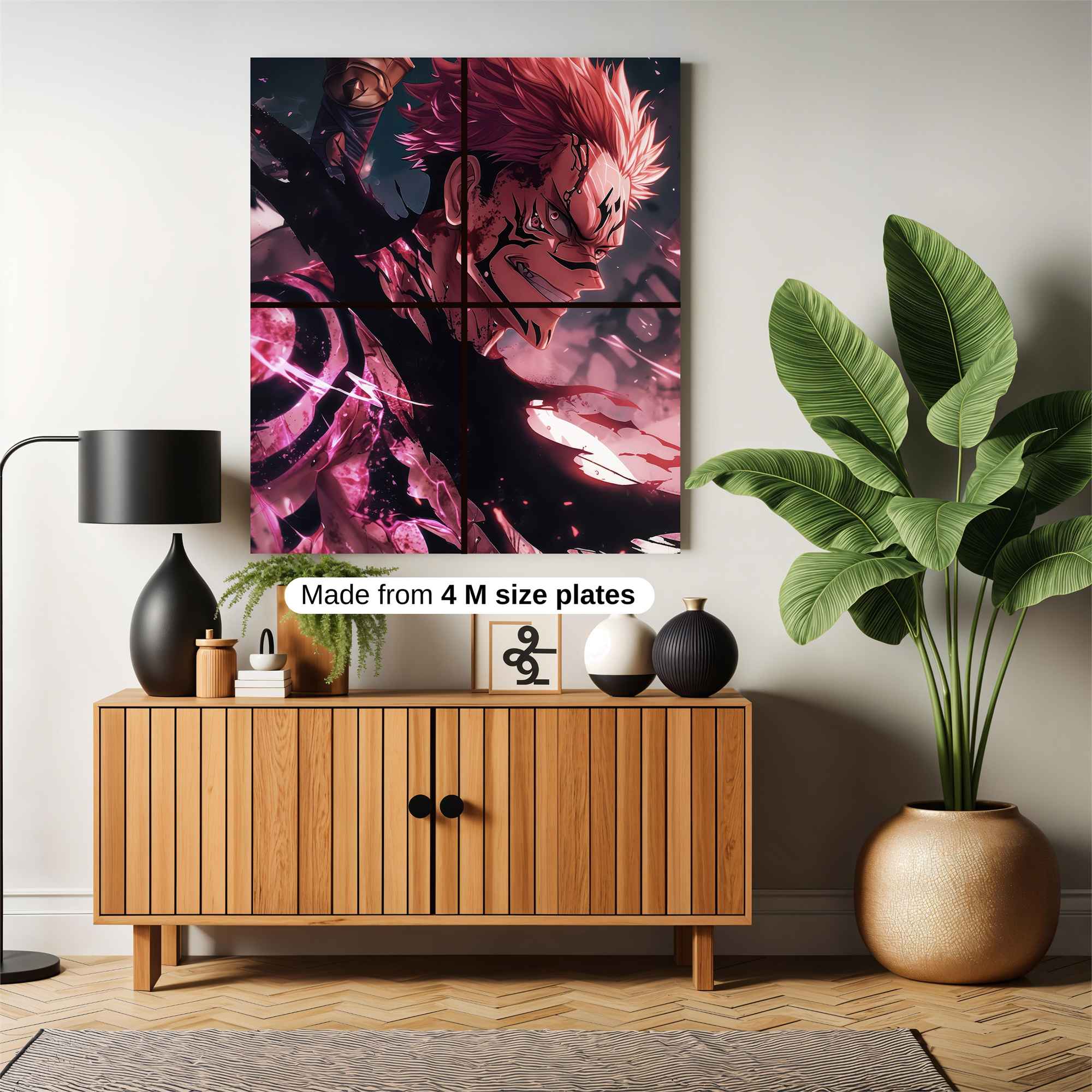 Sukuna Rampant Safe Wall Magnetic / M