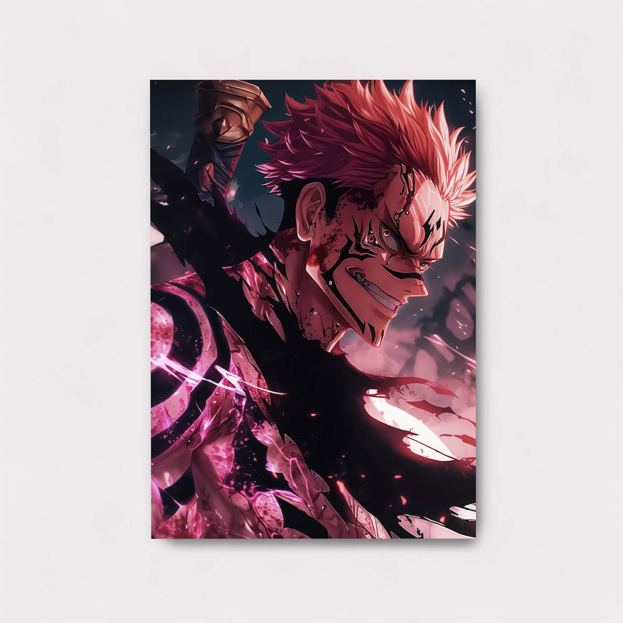 Sukuna Rampant Safe Wall Magnetic / M