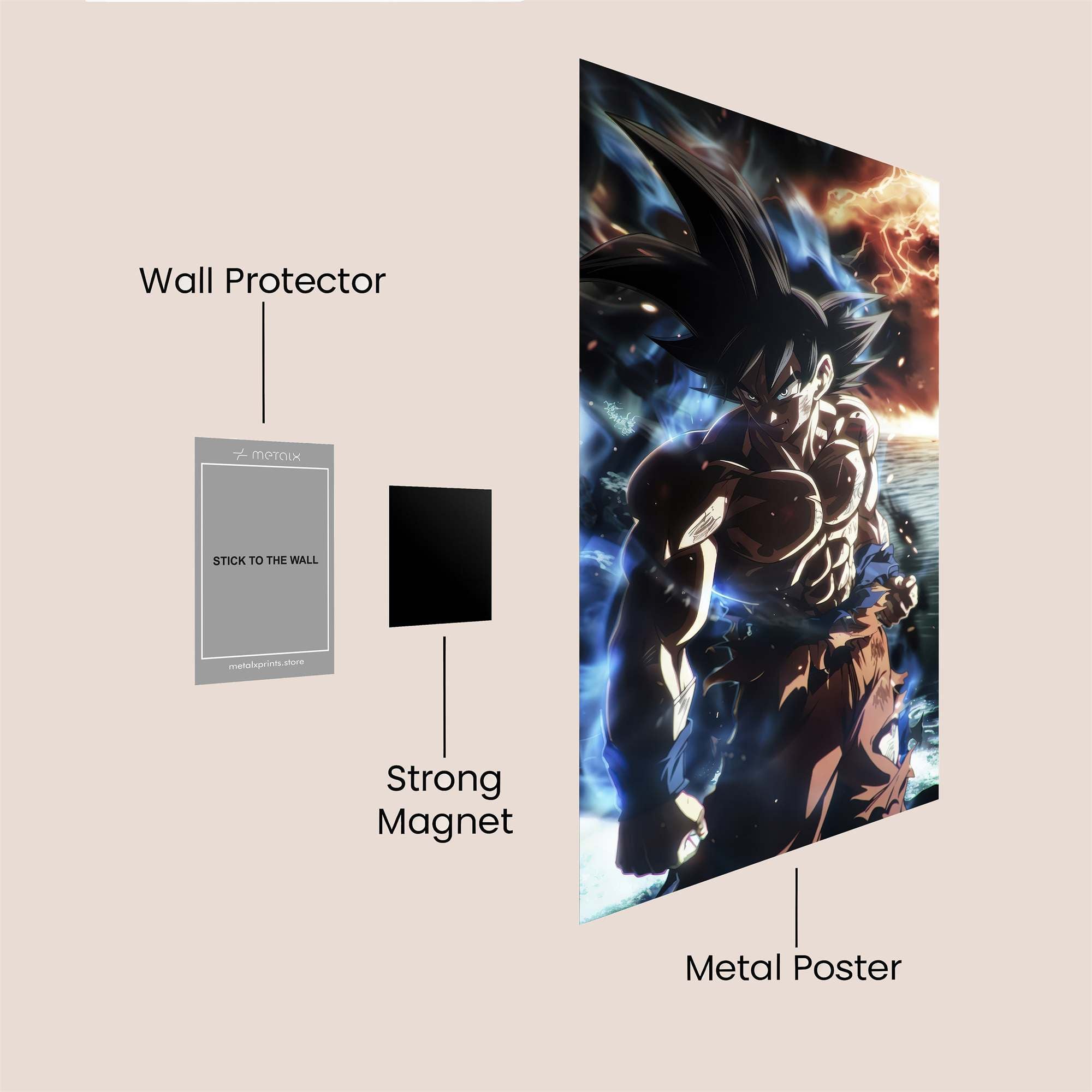 Goku Tempest Safe Wall Magnetic / M