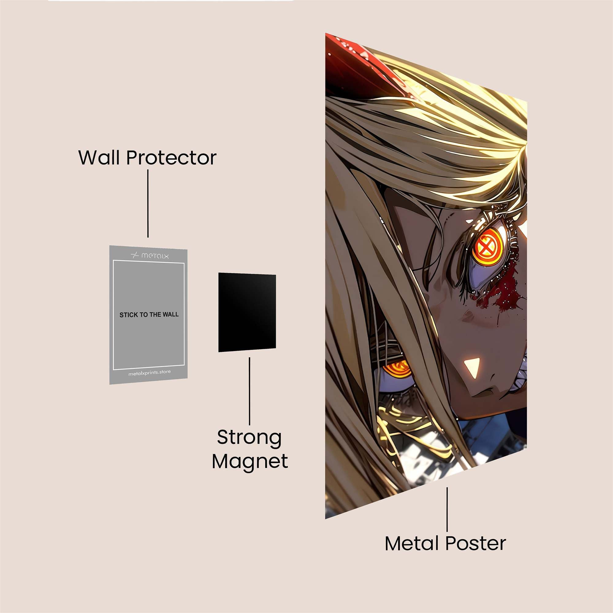 Power Menace Safe Wall Magnetic / M