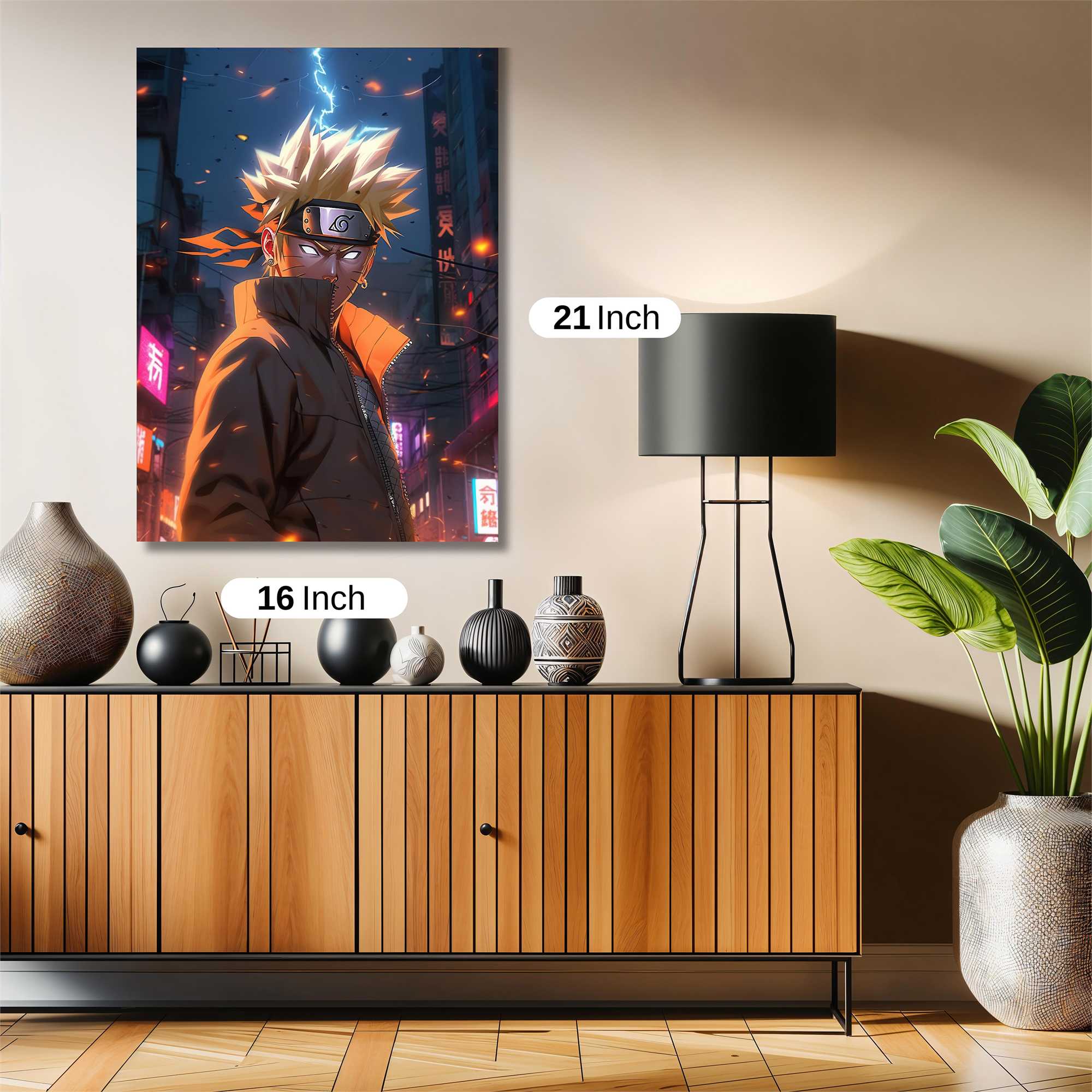 Naruto Fierce Safe Wall Magnetic / M