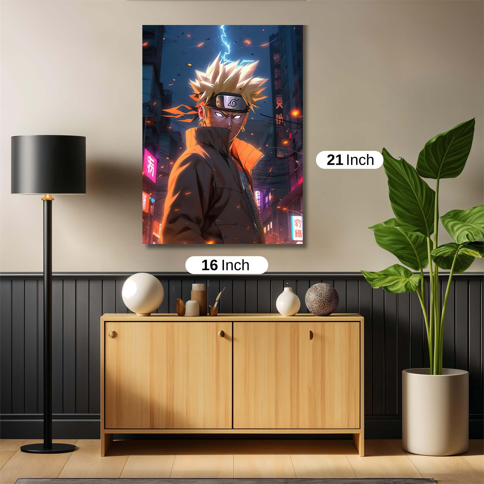 Naruto Fierce Safe Wall Magnetic / M