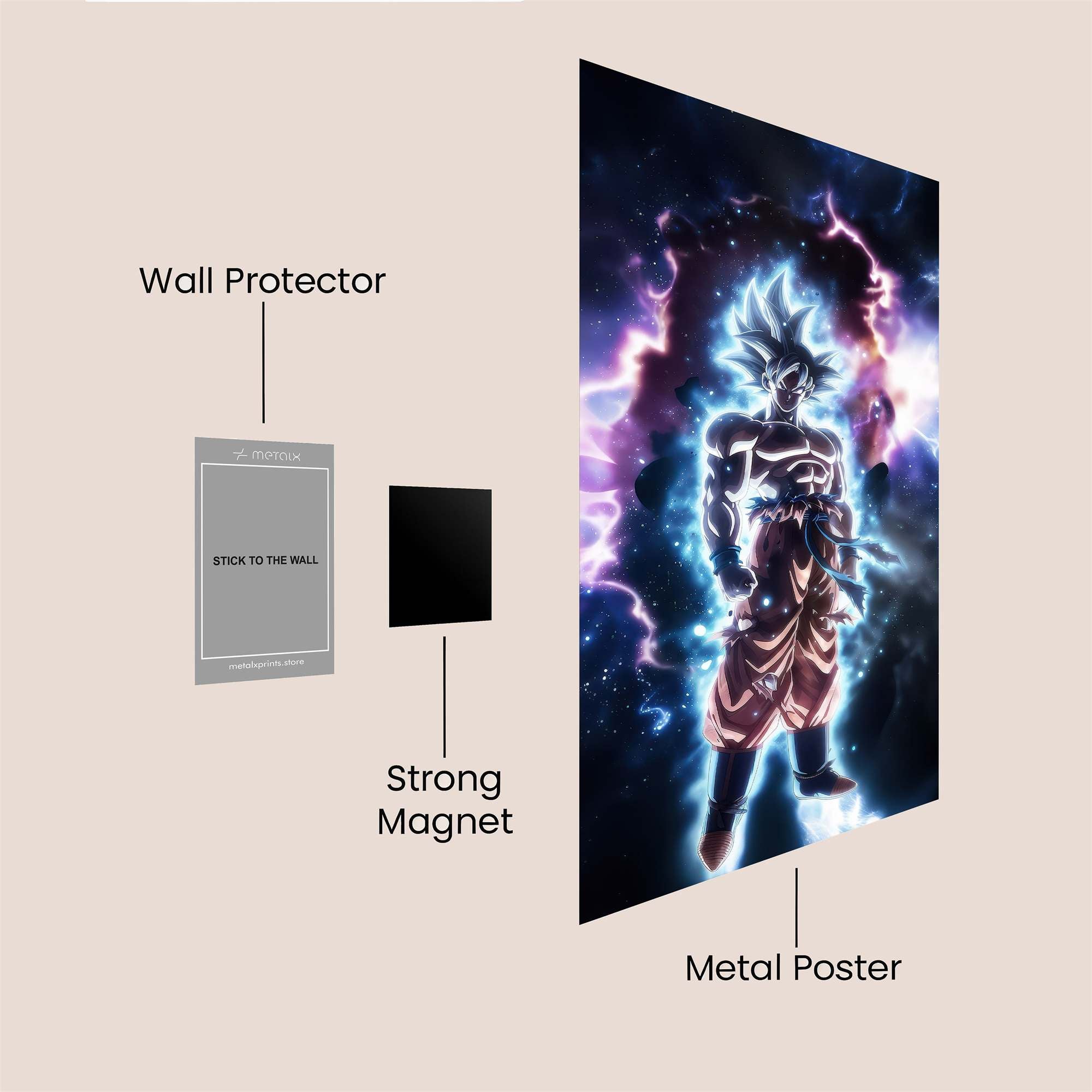 Goku Radiant Safe Wall Magnetic / M