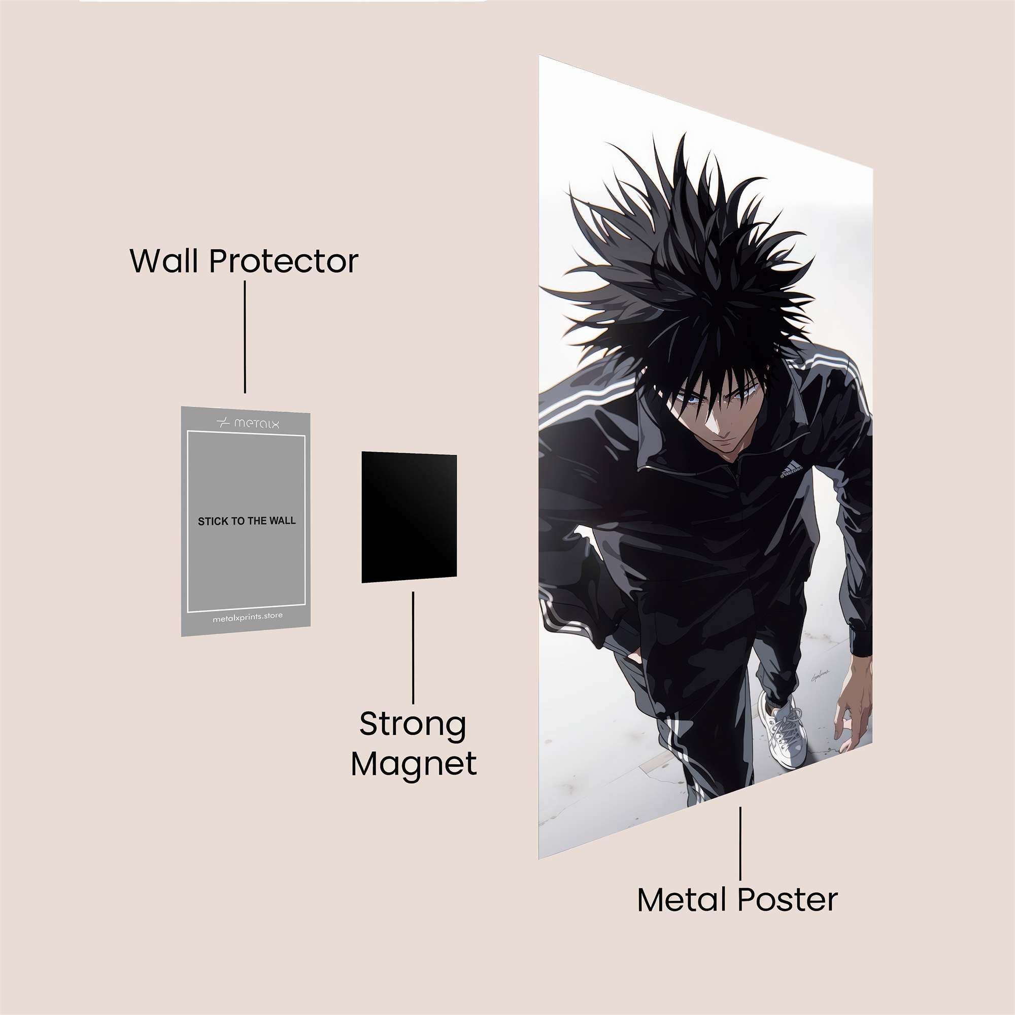 Megumi Brooding Safe Wall Magnetic / M