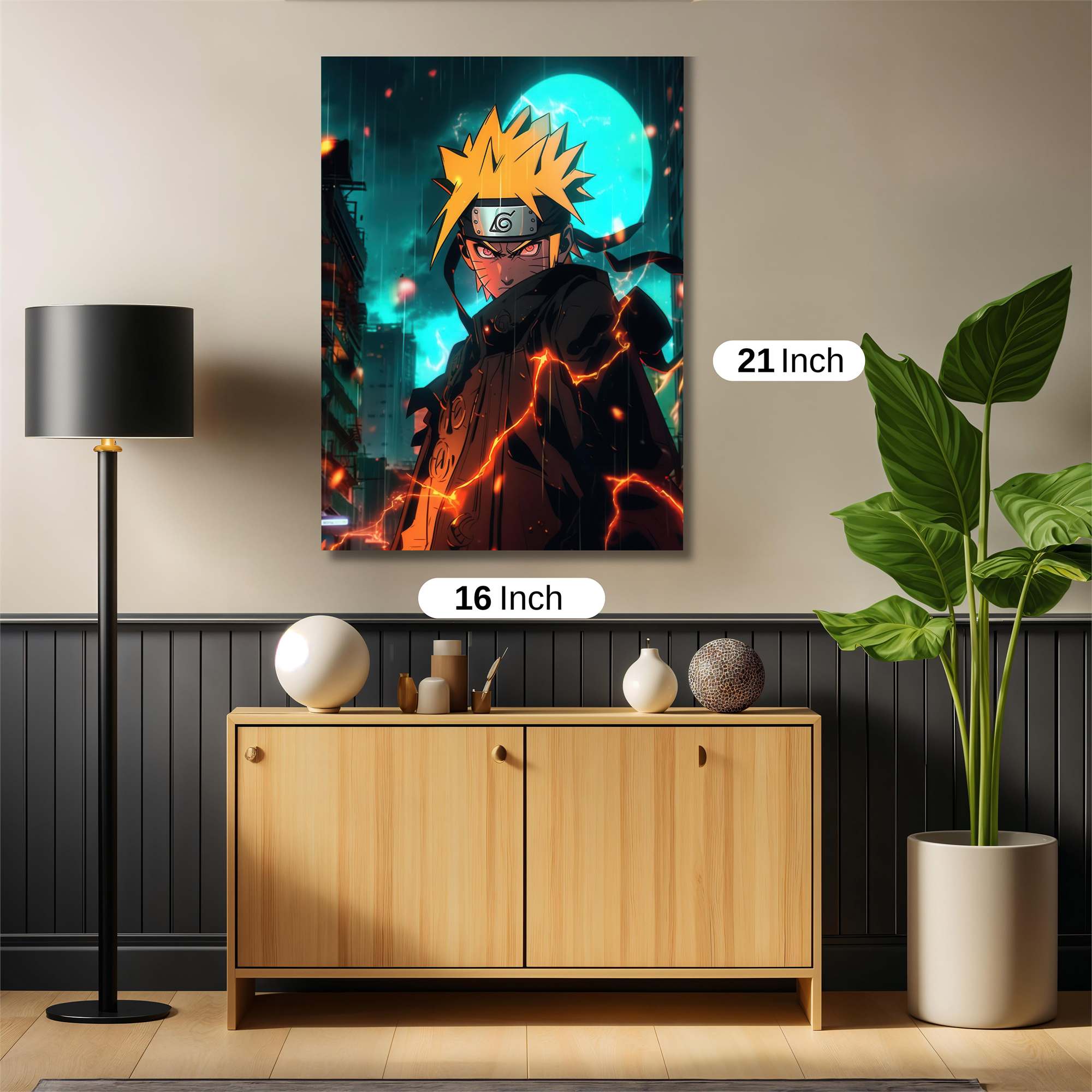 Naruto Tempest Safe Wall Magnetic / M