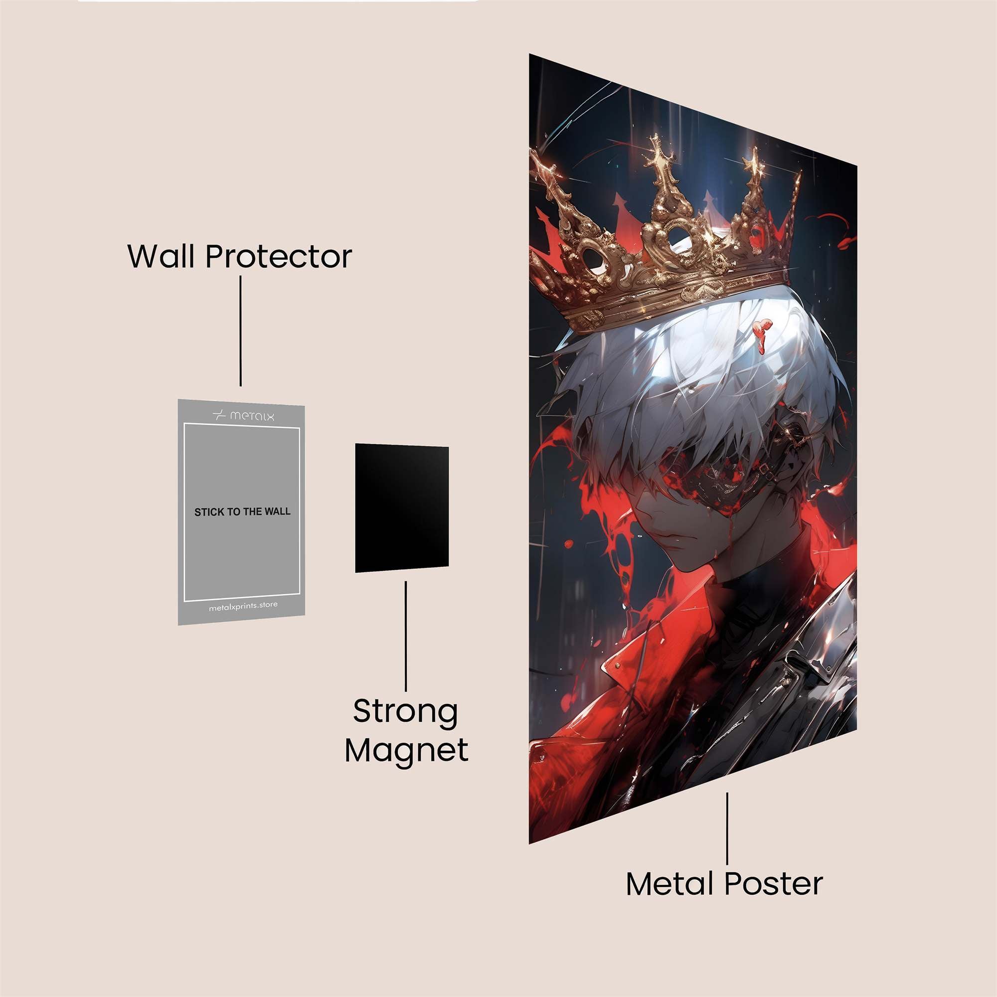 Crown Despair Safe Wall Magnetic / M