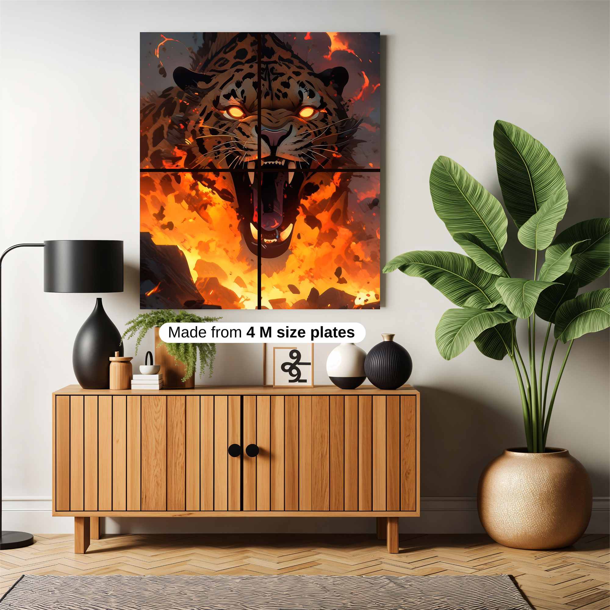 Inferno Roar Safe Wall Magnetic / M