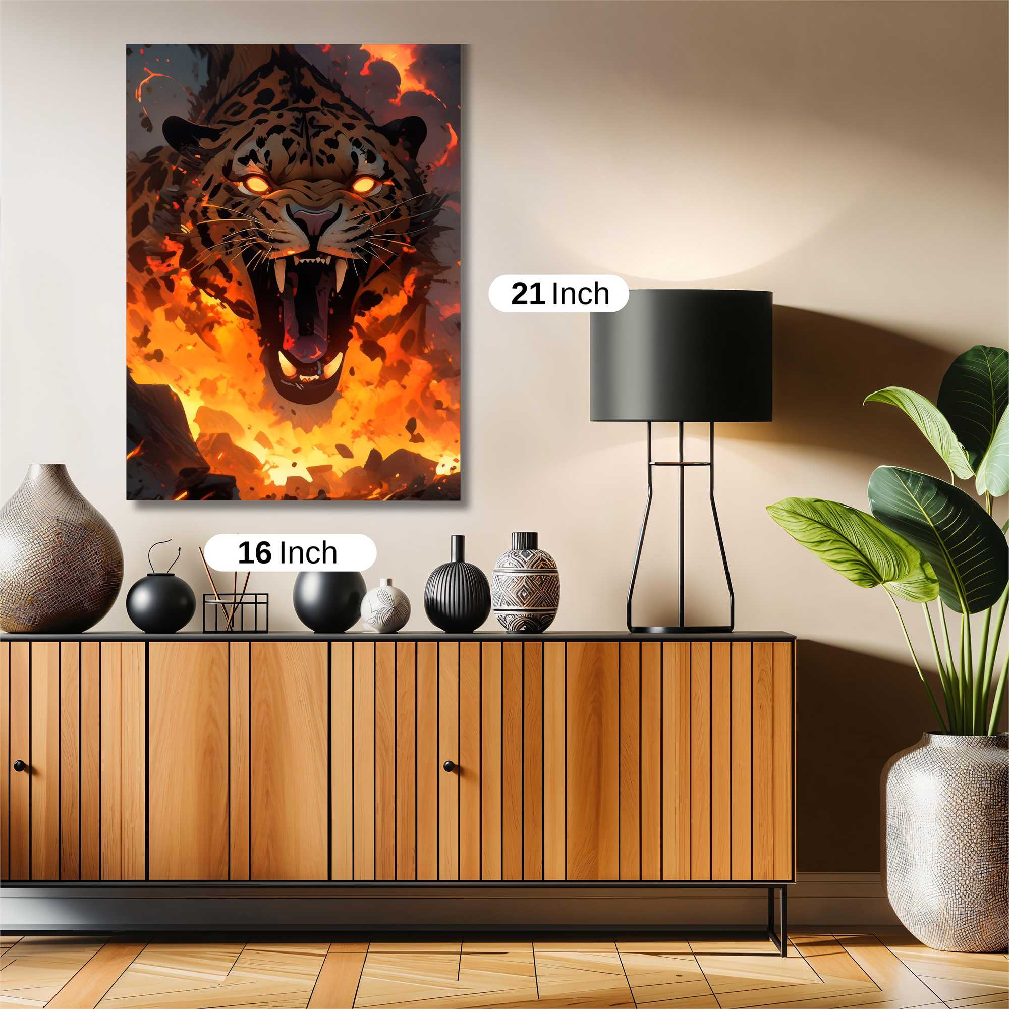 Inferno Roar Safe Wall Magnetic / M