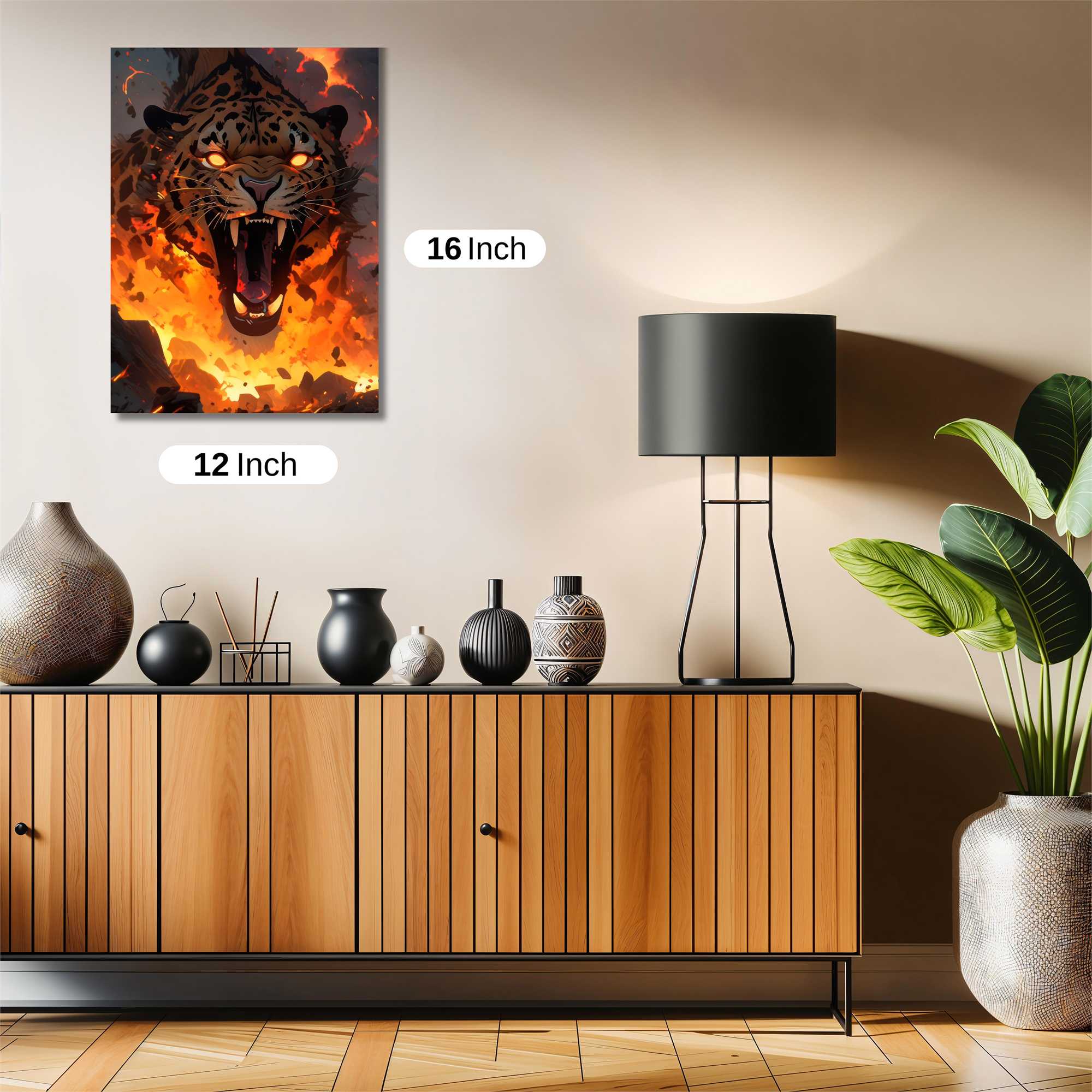 Inferno Roar Safe Wall Magnetic / M