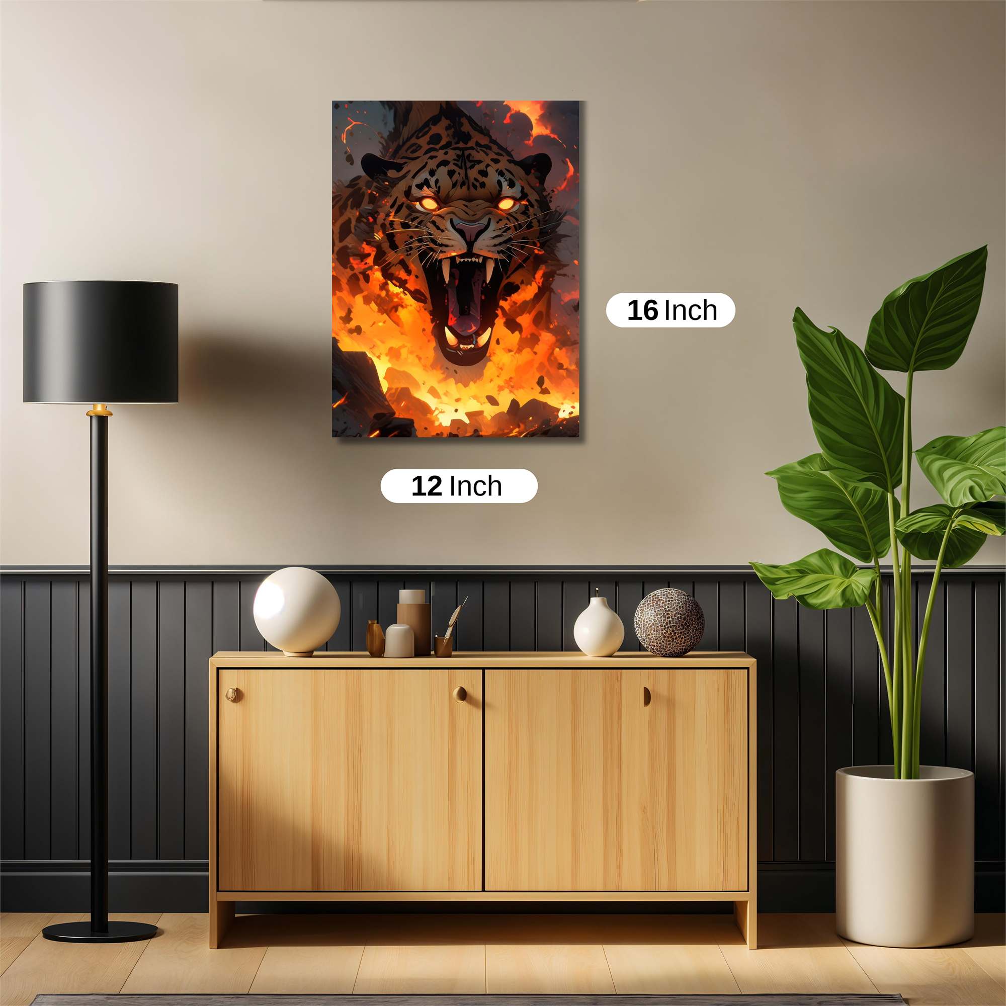 Inferno Roar Safe Wall Magnetic / M