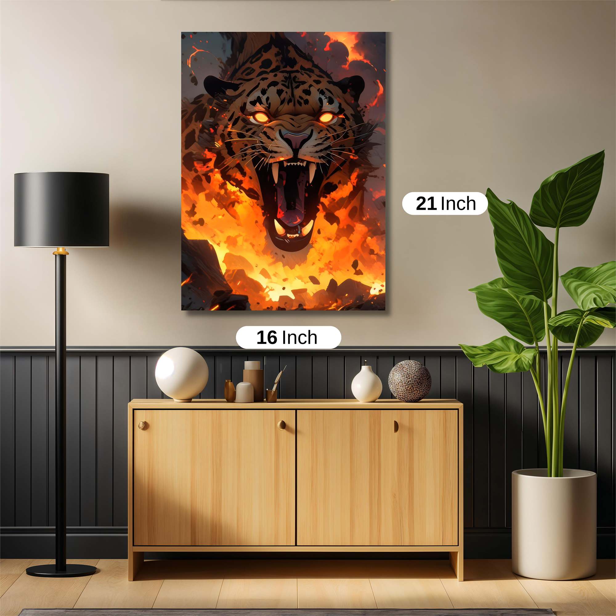 Inferno Roar Safe Wall Magnetic / M