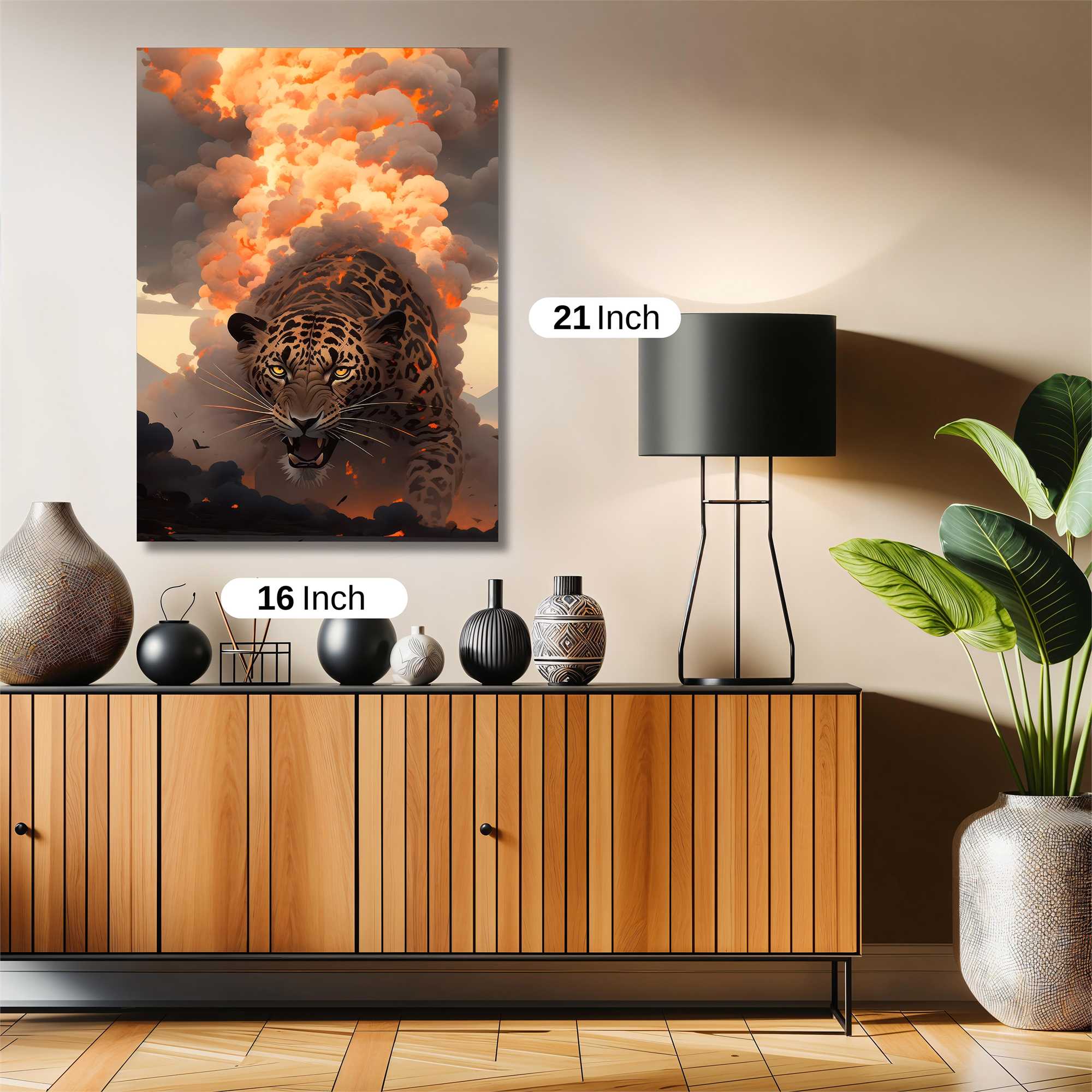 Leopard Blaze Safe Wall Magnetic / M