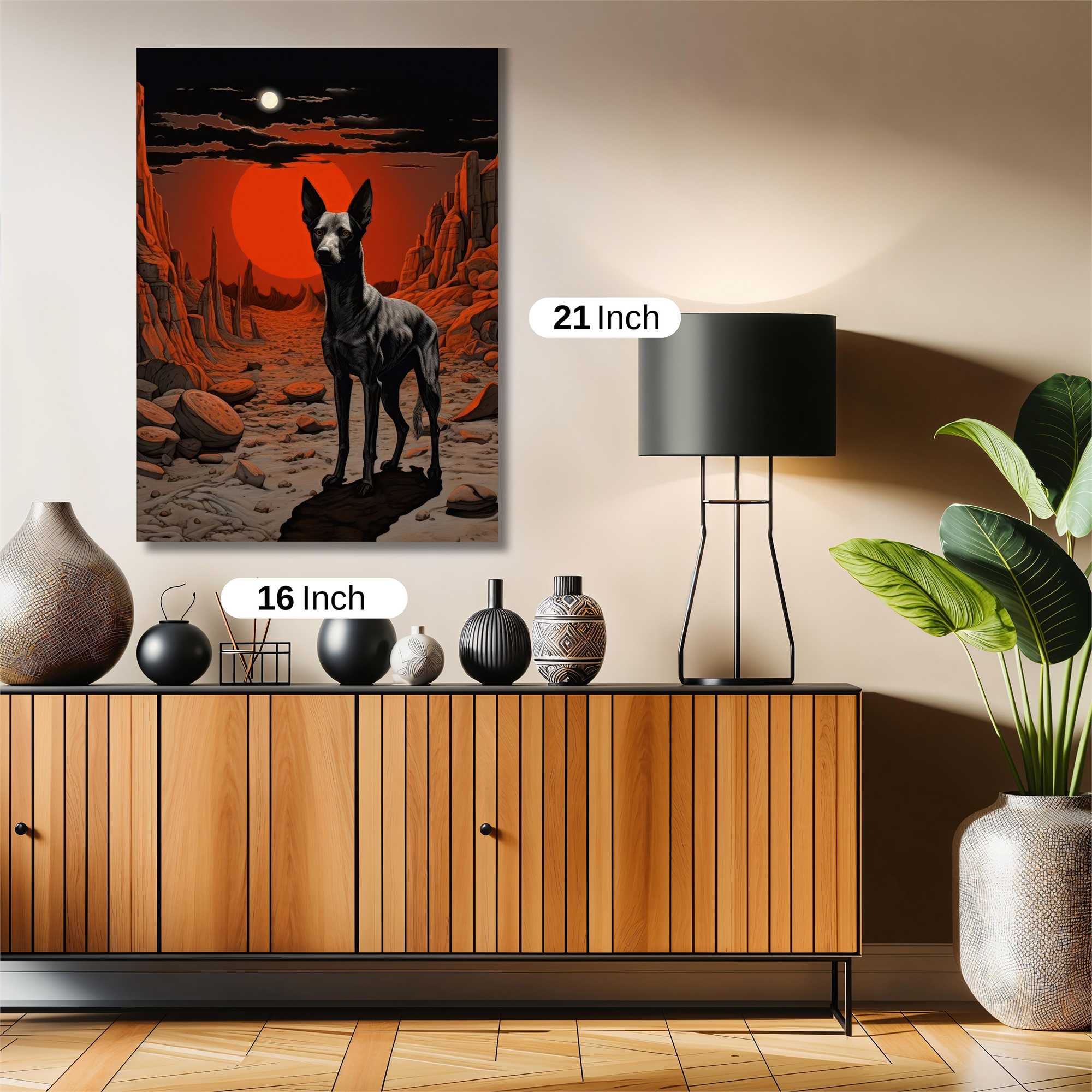 Canine Solitude Safe Wall Magnetic / M