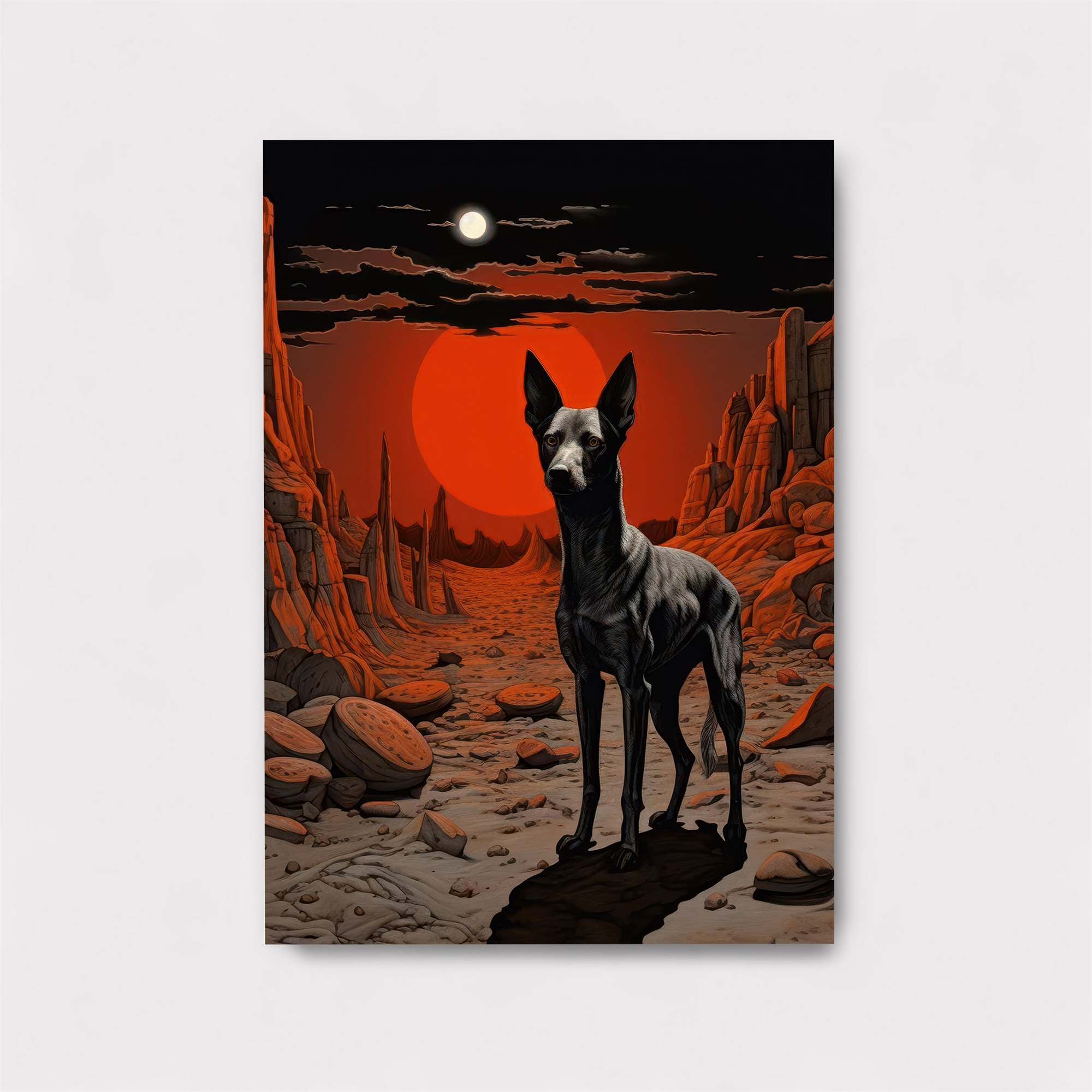 Canine Solitude Safe Wall Magnetic / M