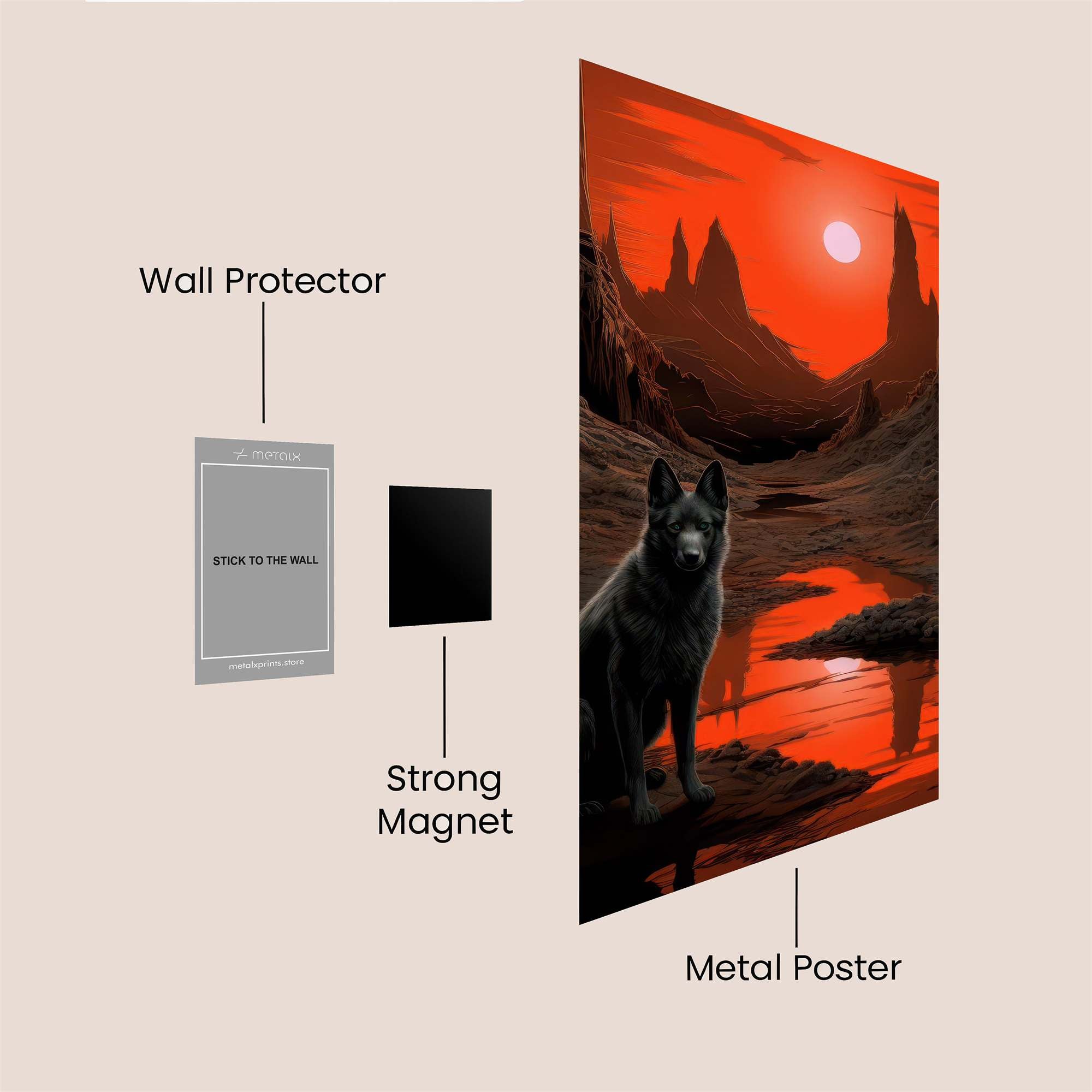 Canine Odyssey Safe Wall Magnetic / M