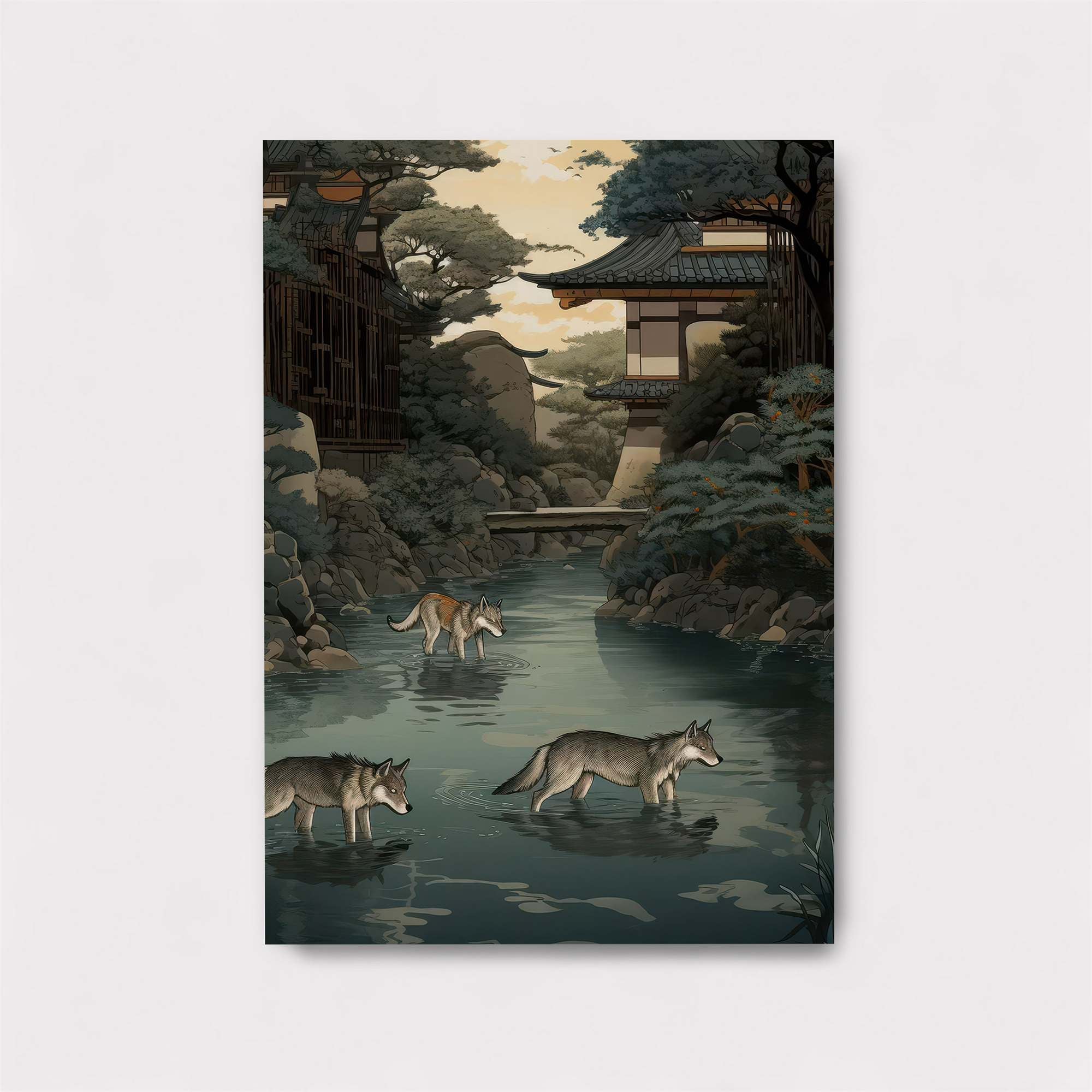 Wolf Tranquility Safe Wall Magnetic / M