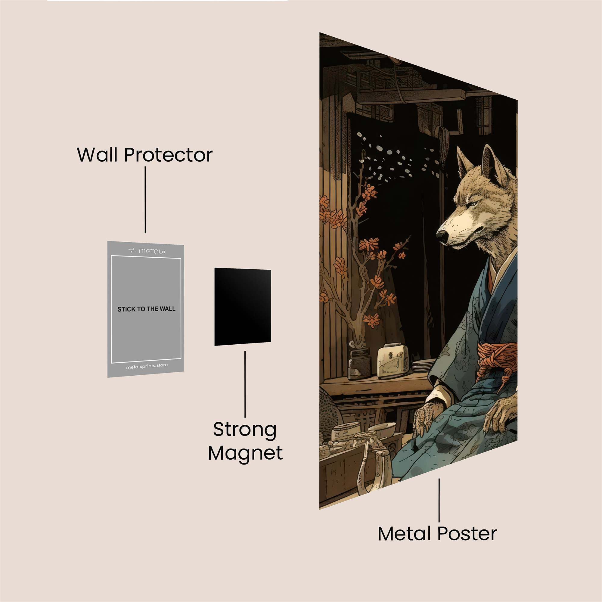 Lupine Serenity Safe Wall Magnetic / M