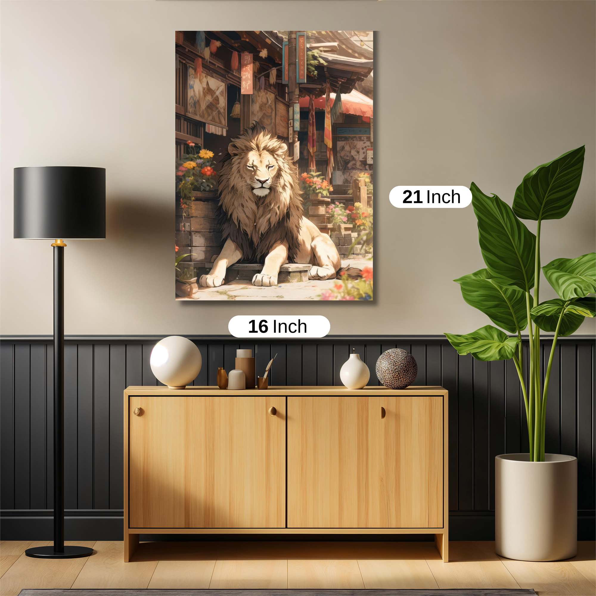Lion Serenity Safe Wall Magnetic / M
