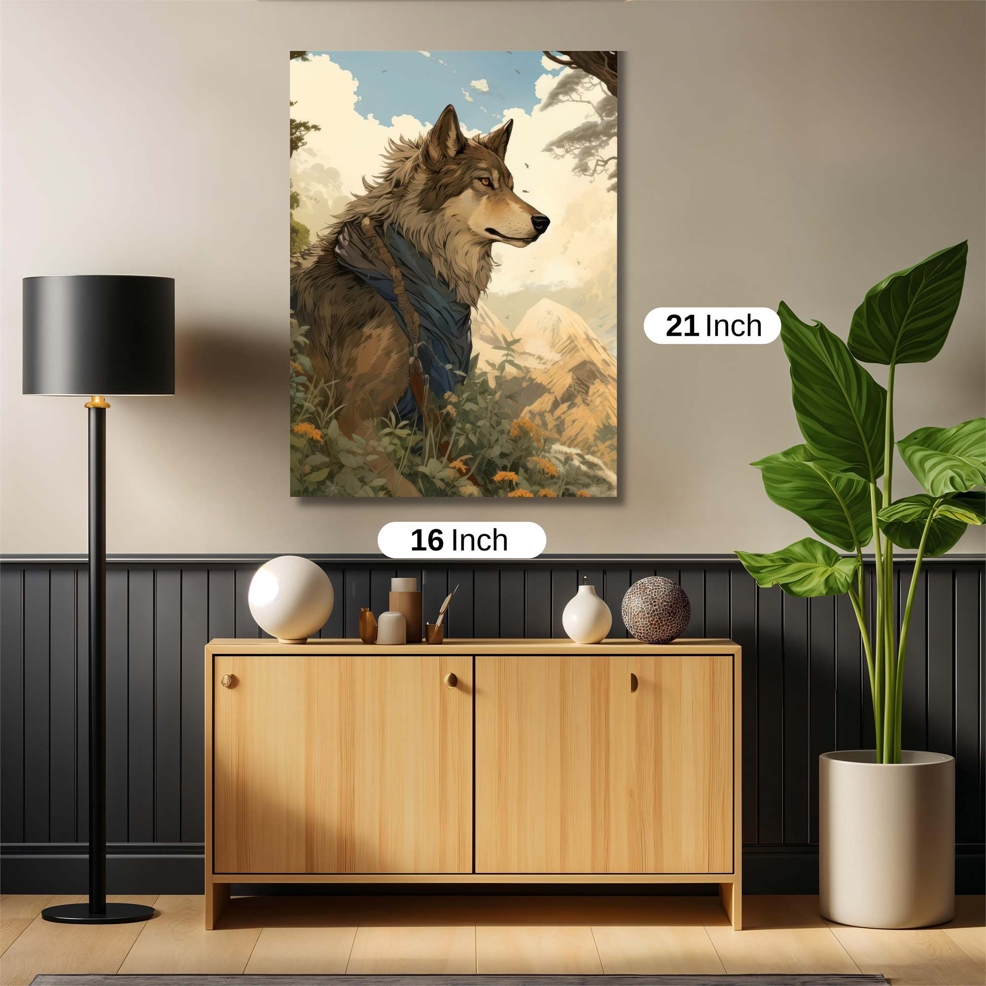 Wolf Serenity Safe Wall Magnetic / M
