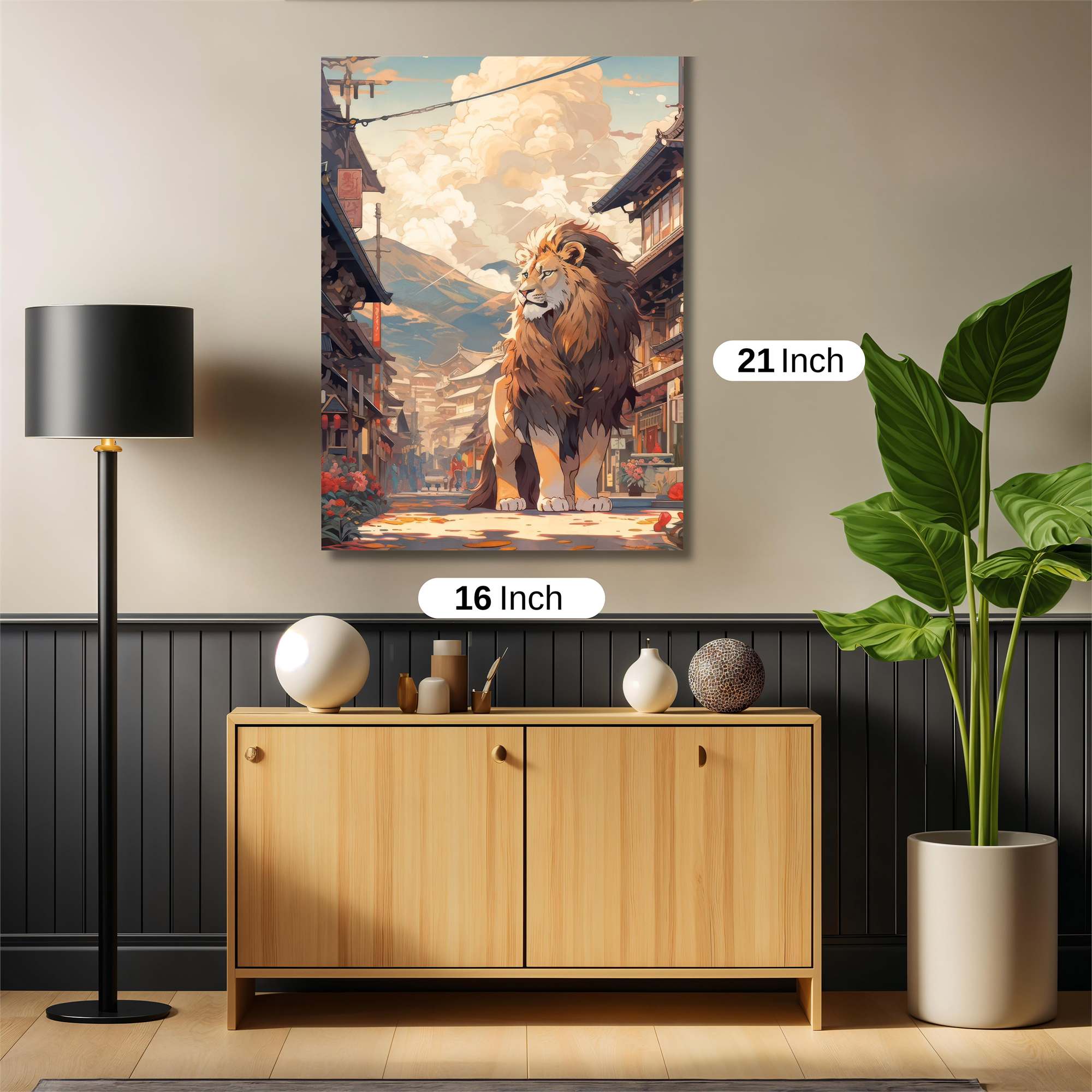 Lion Serenity Safe Wall Magnetic / M