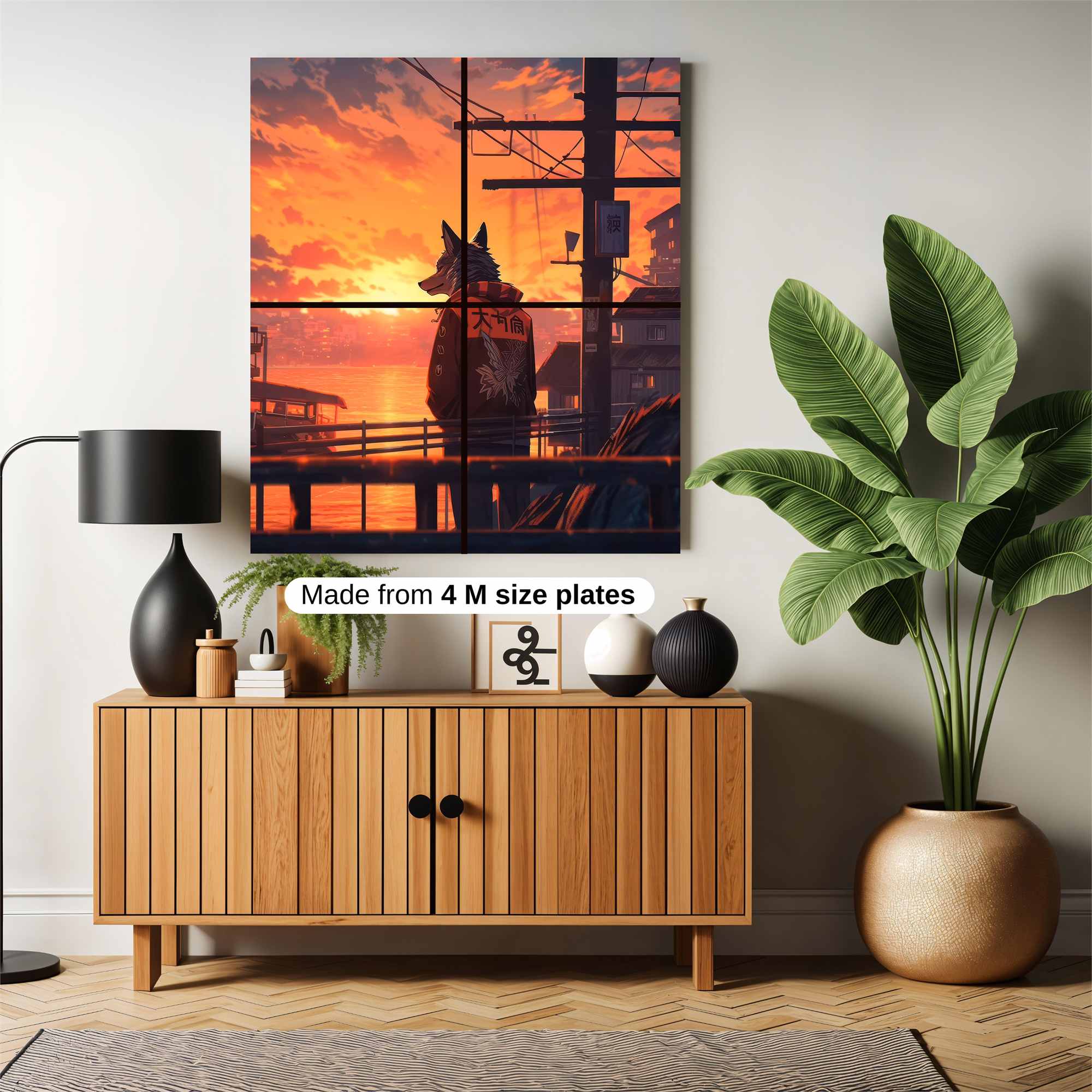 Lupine Reverie Safe Wall Magnetic / M