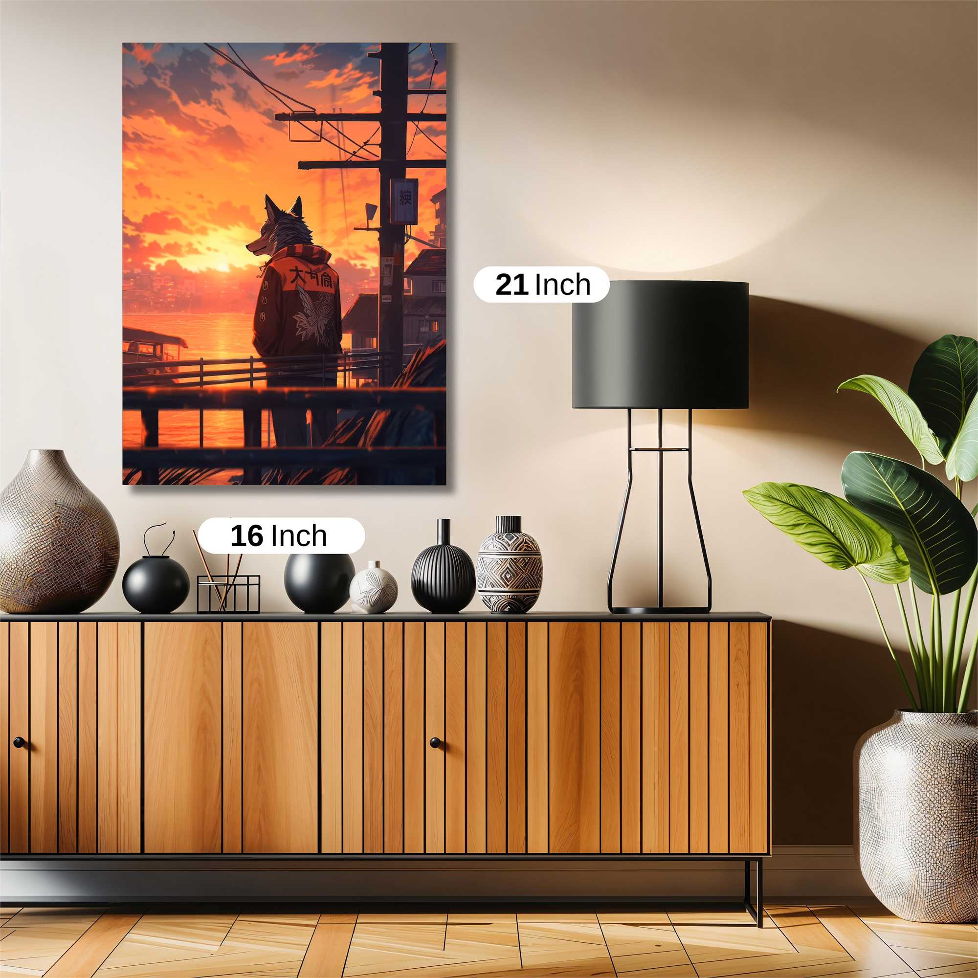 Lupine Reverie Safe Wall Magnetic / M